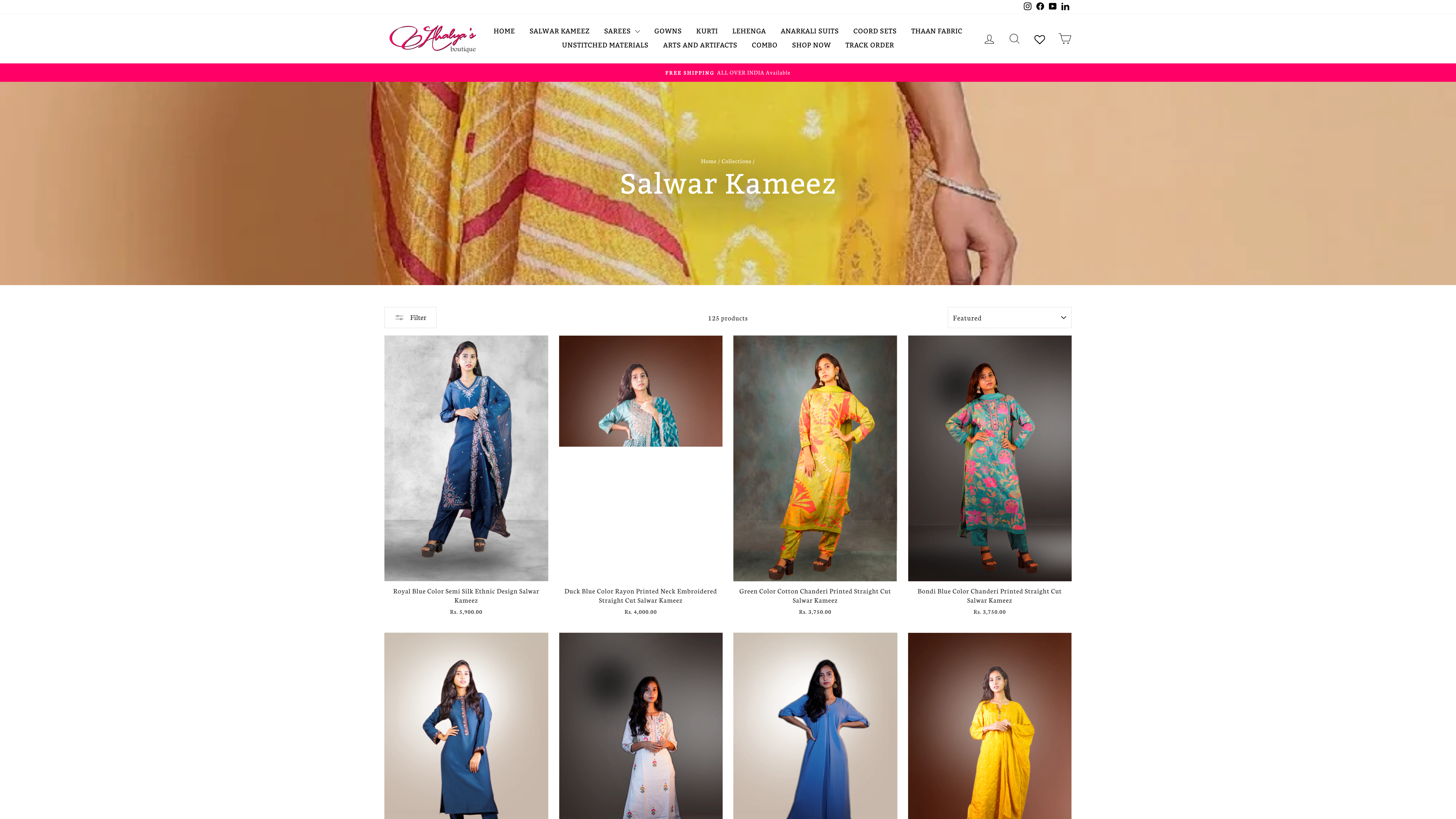 Ahalyas Boutique - Woment Trending Collection screenshot 5