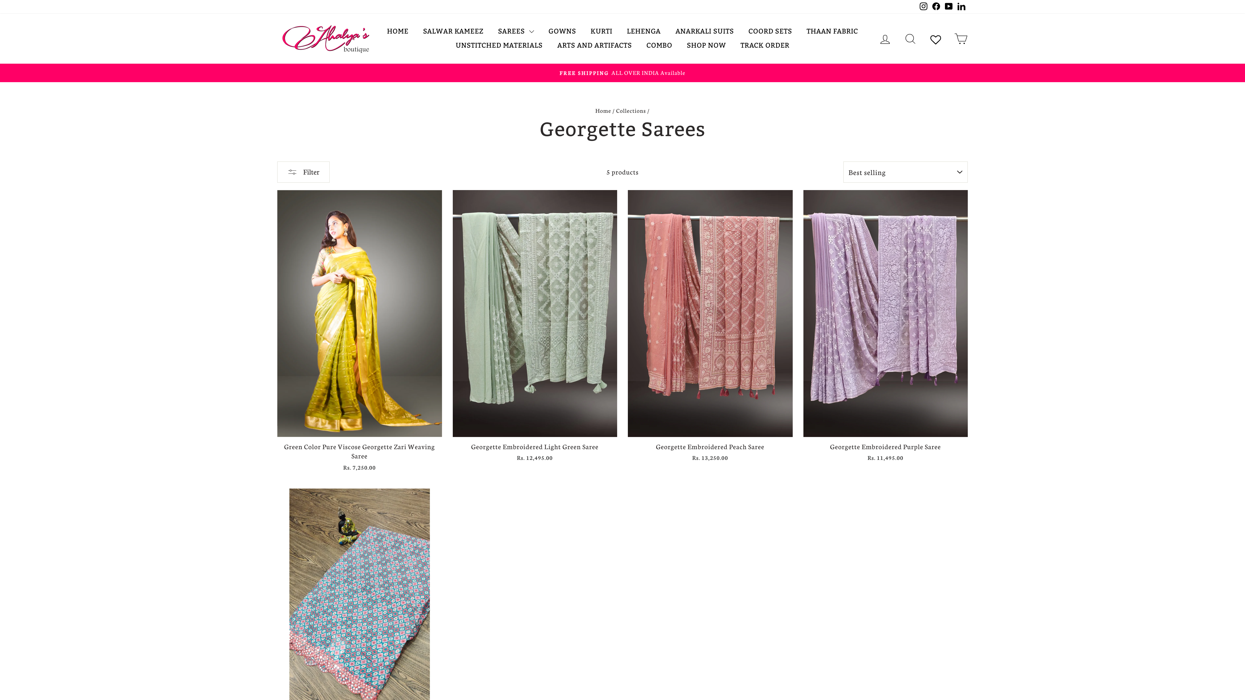 Ahalyas Boutique - Woment Trending Collection screenshot 2