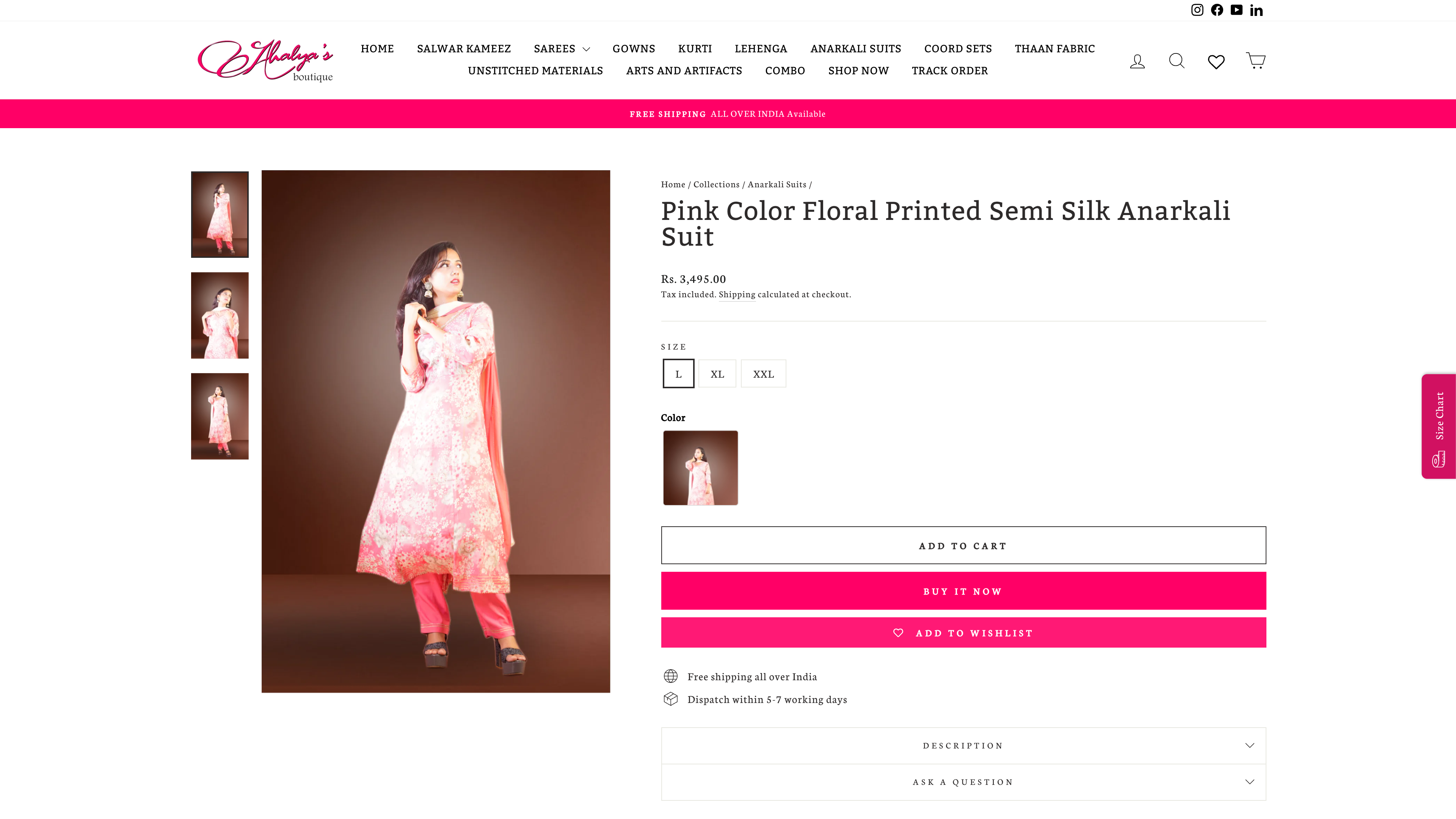 Ahalyas Boutique - Woment Trending Collection screenshot 3