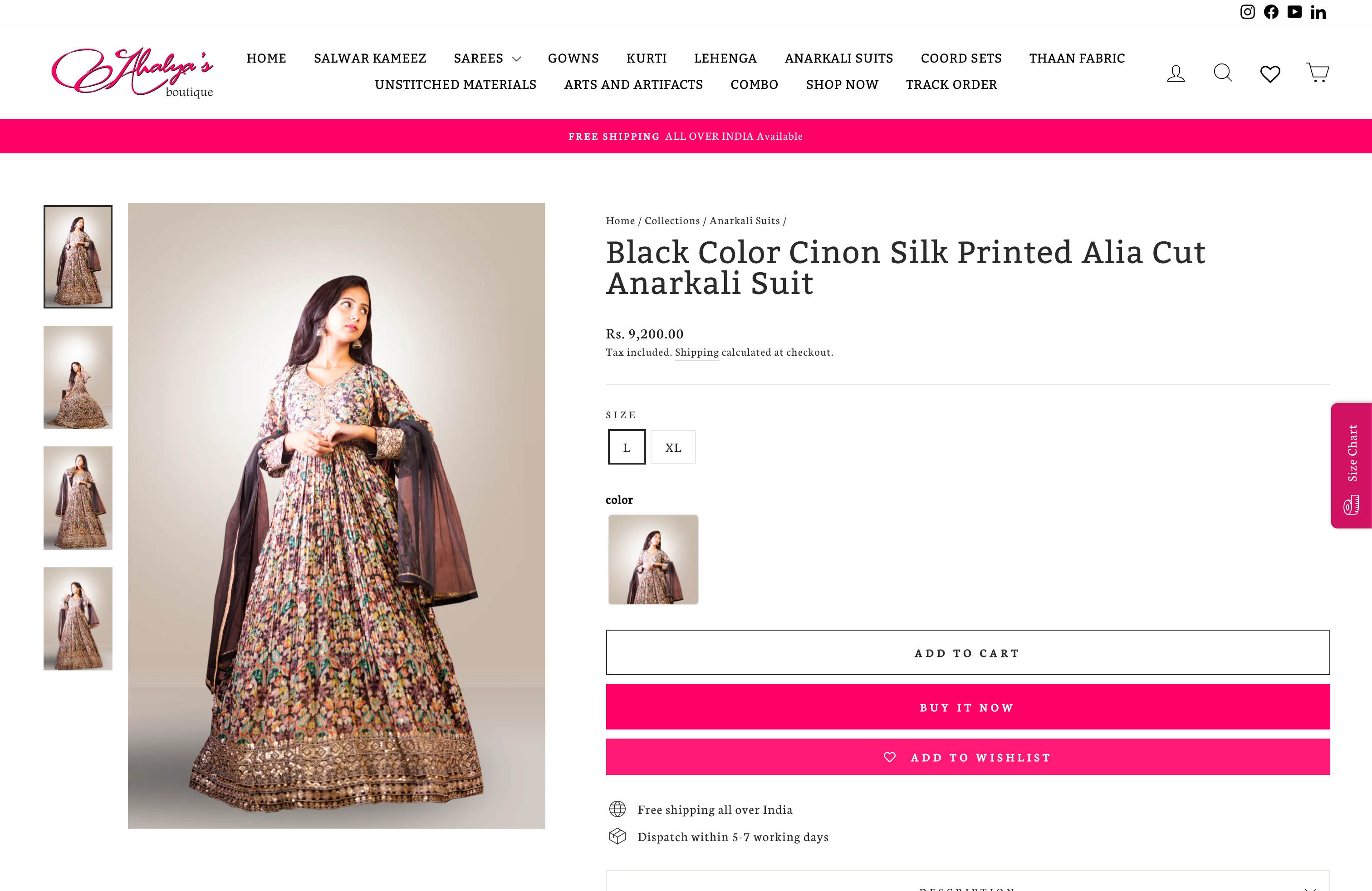 Ahalyas Boutique - Woment Trending Collection screenshot 4