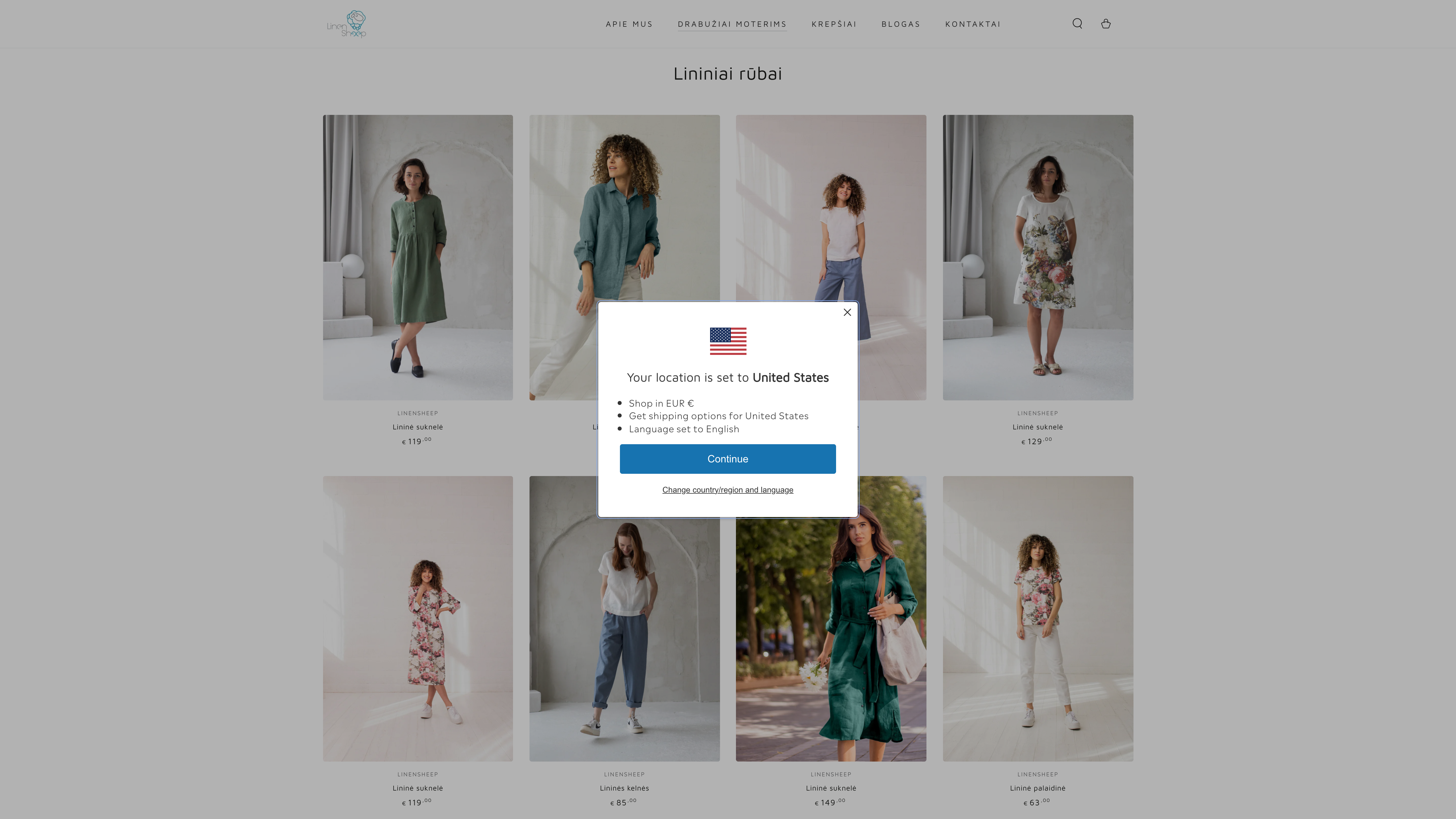LinenSheep linen clothing for women screenshot 3