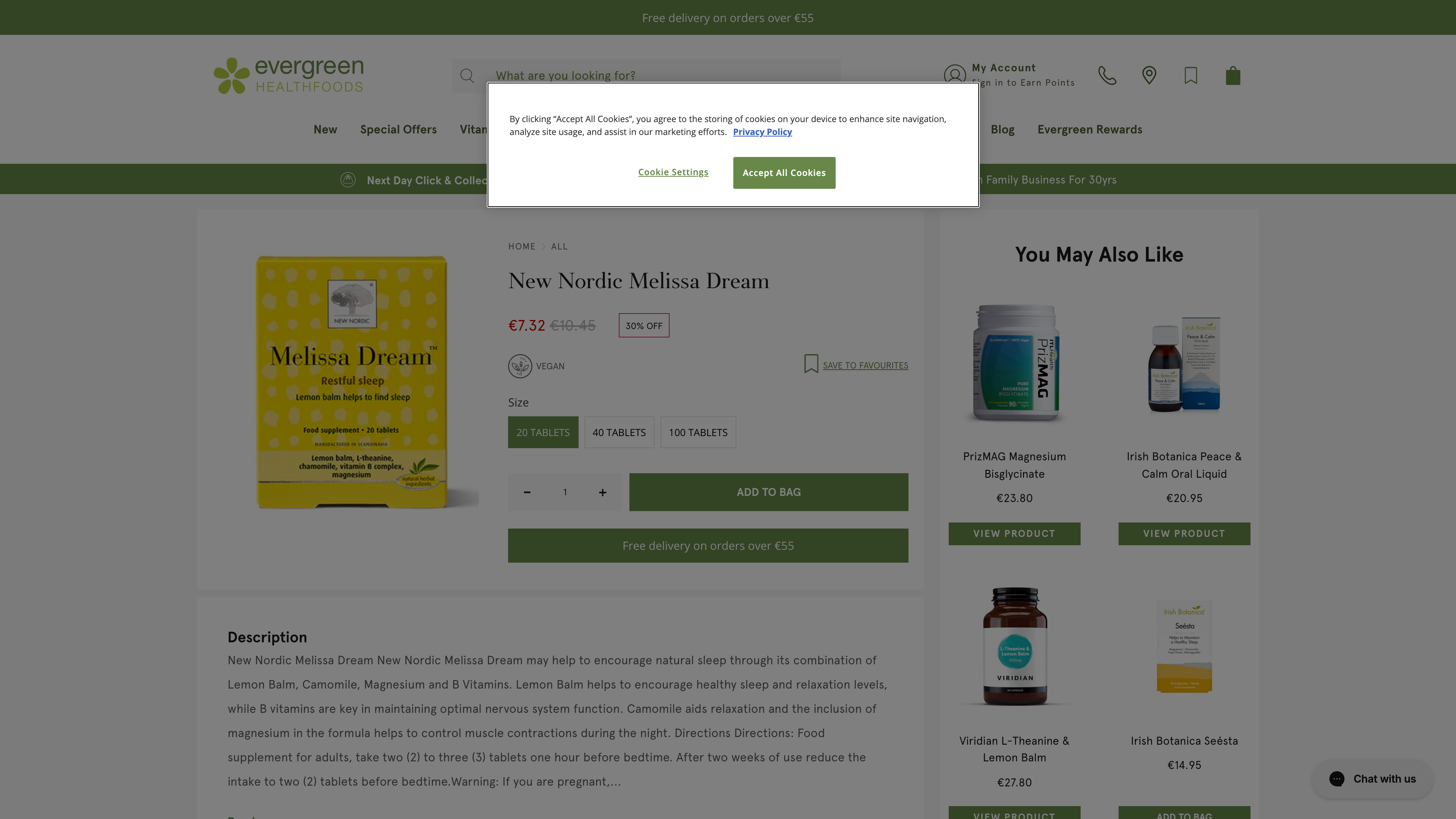 Evergreen Healthfoods screenshot 3