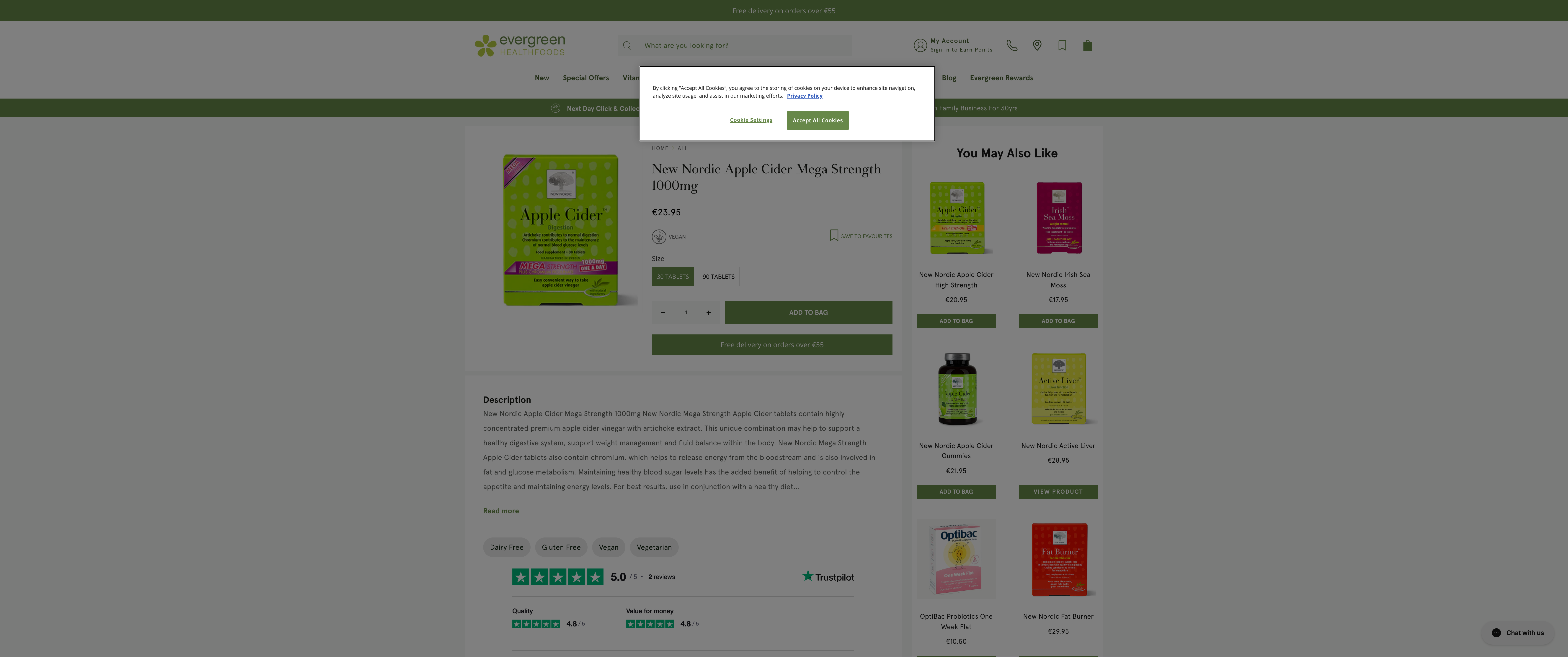 Evergreen Healthfoods screenshot 2