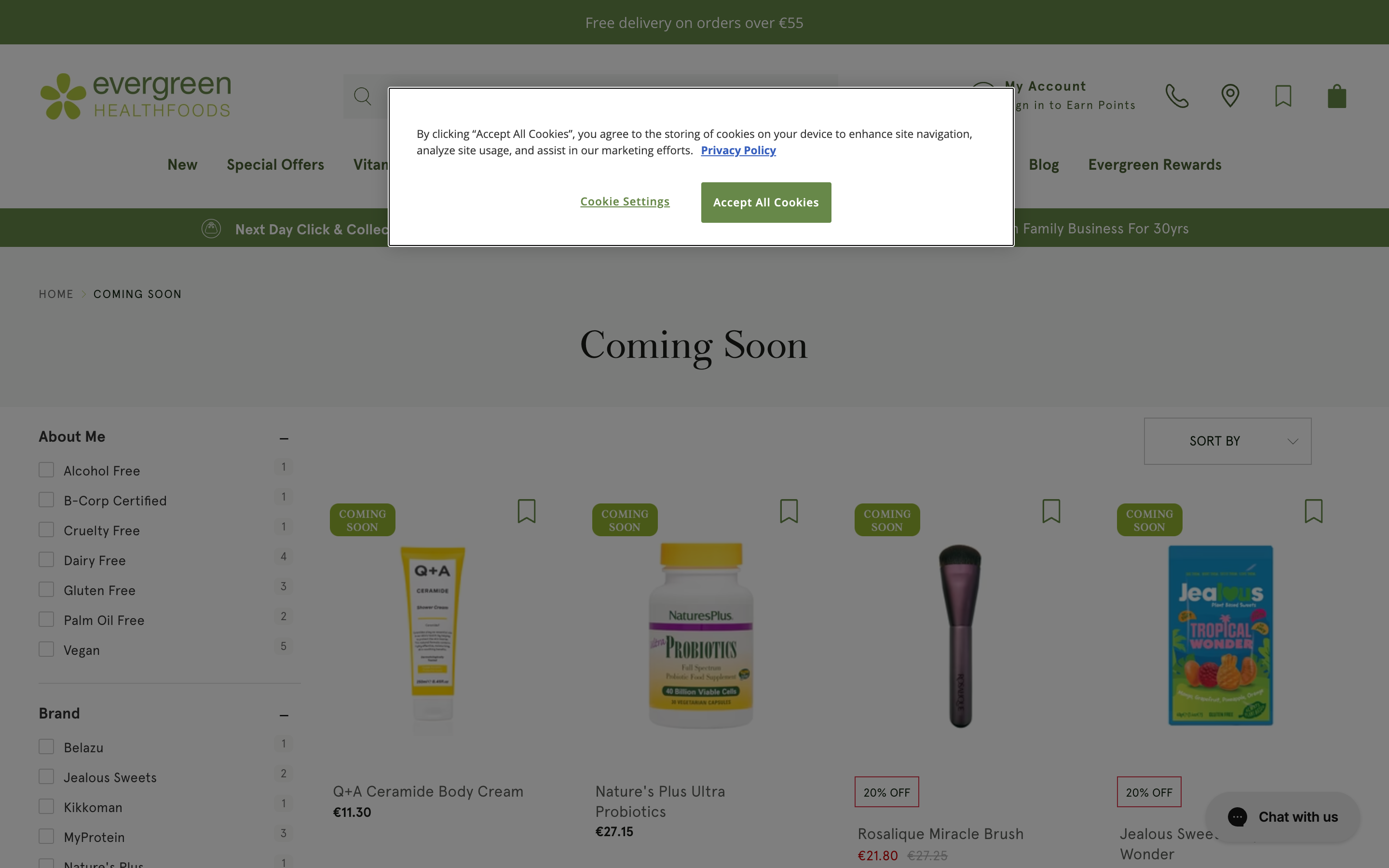 Evergreen Healthfoods screenshot 5