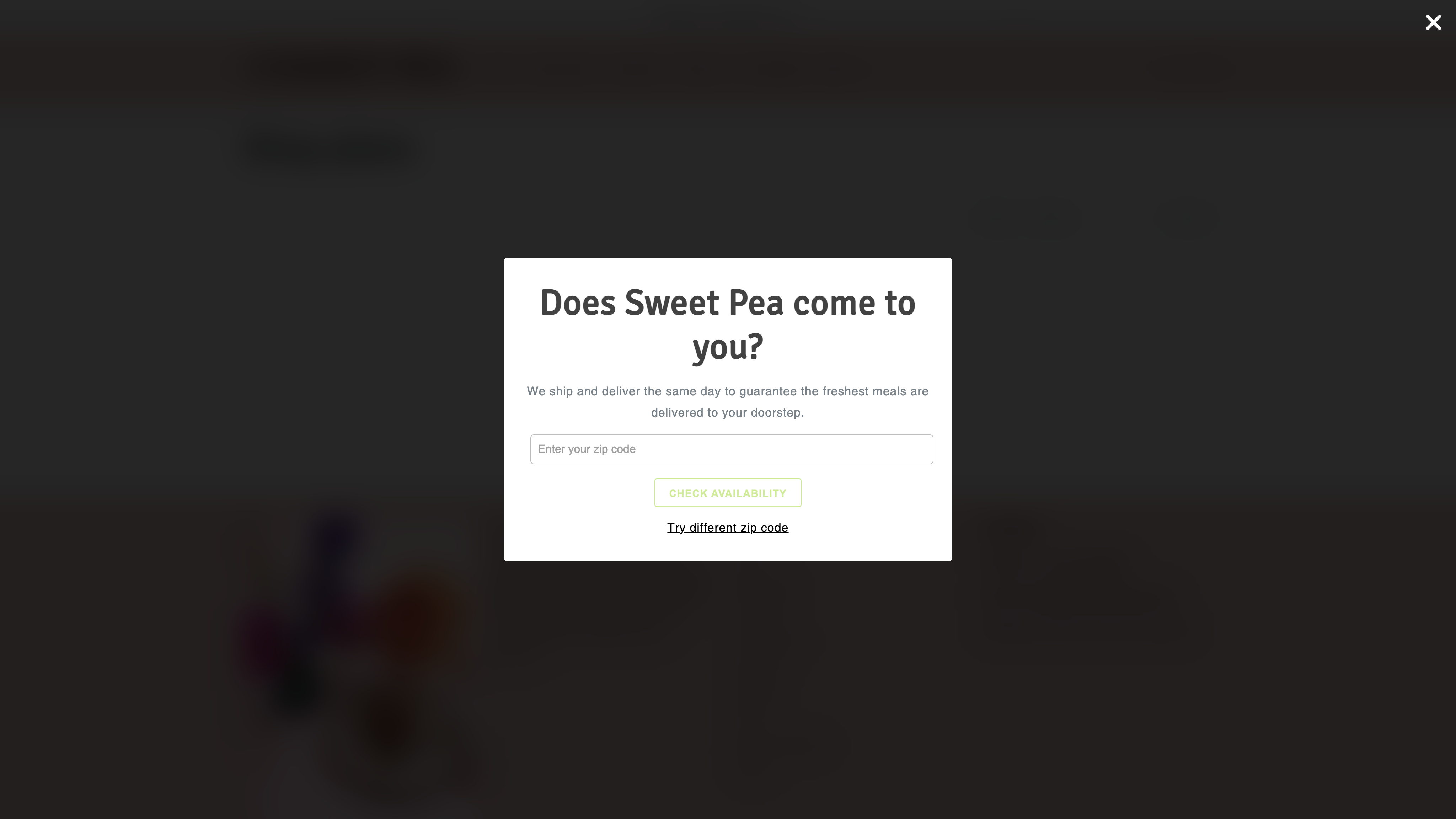 The Sweet Pea | Meal Service + Subscription screenshot 3