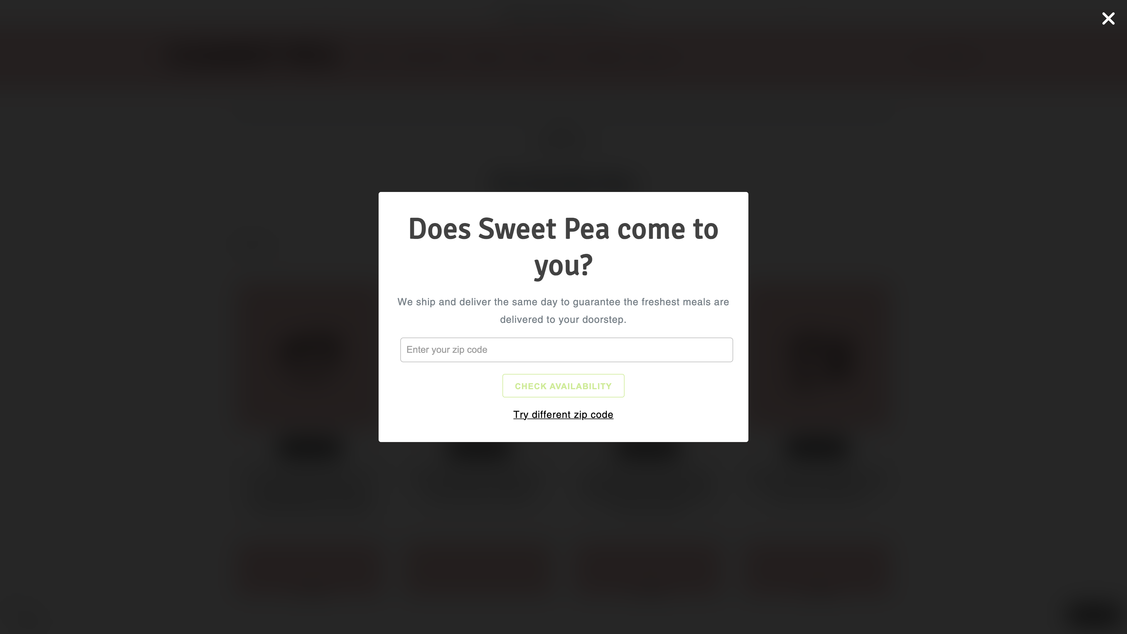 The Sweet Pea | Meal Service + Subscription screenshot 5