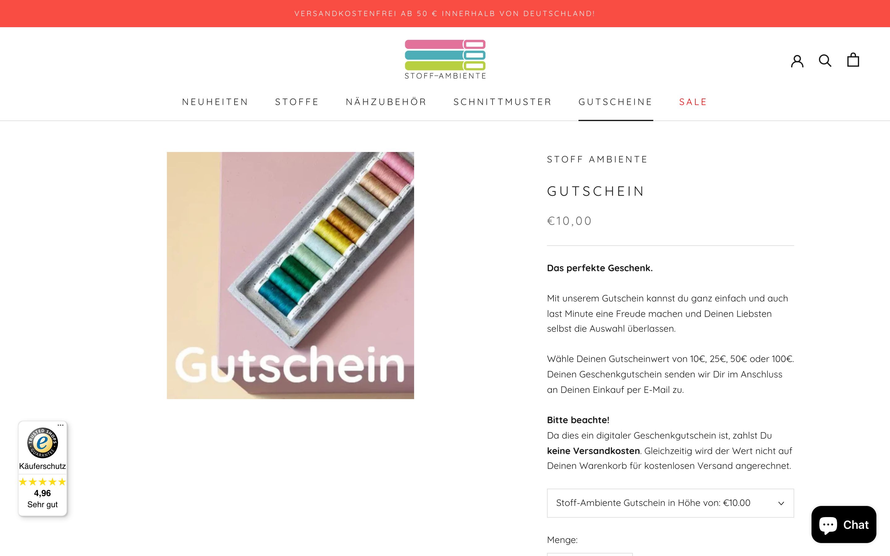 Stoffambiente screenshot 4