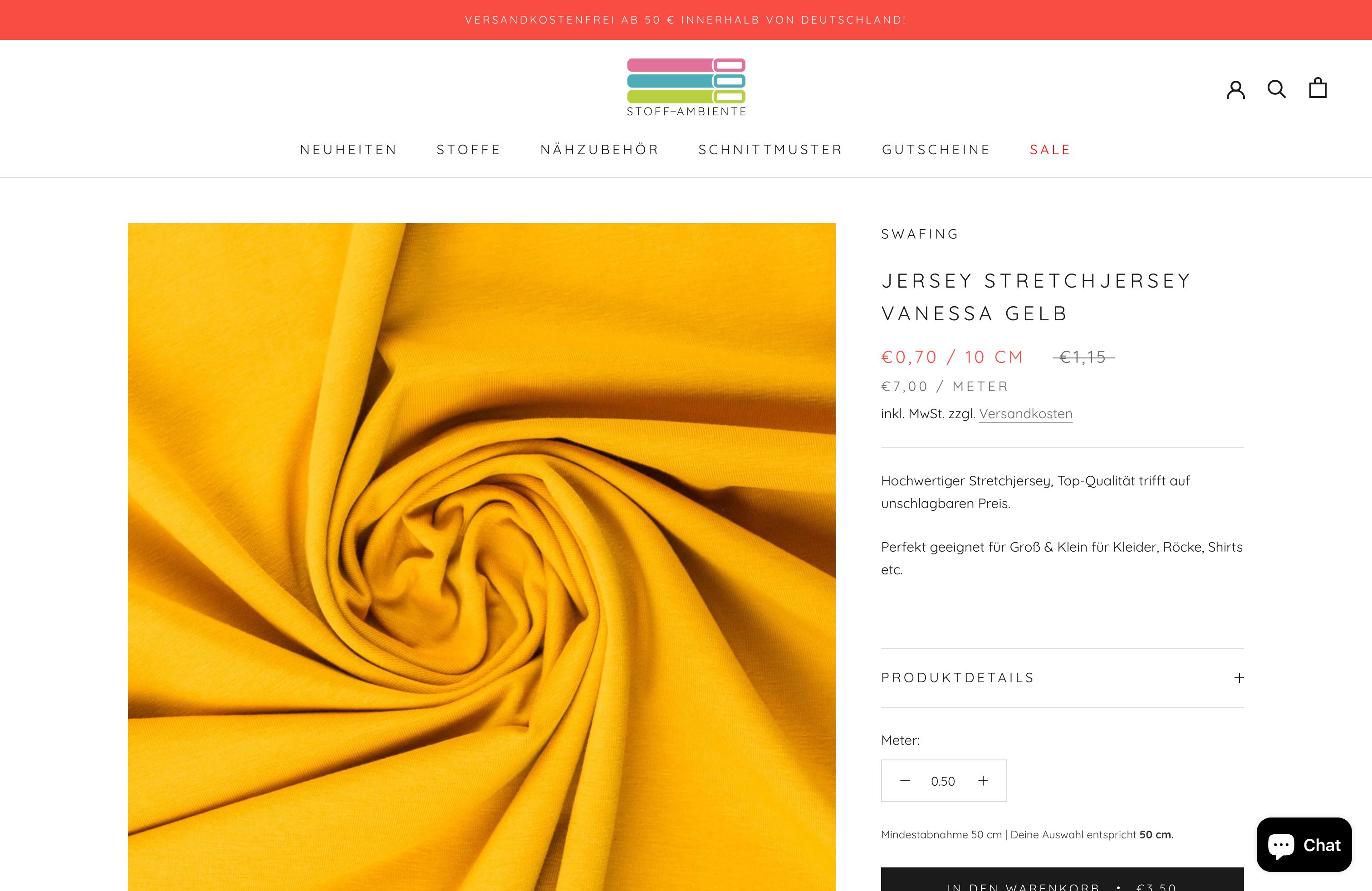 Stoffambiente screenshot 5