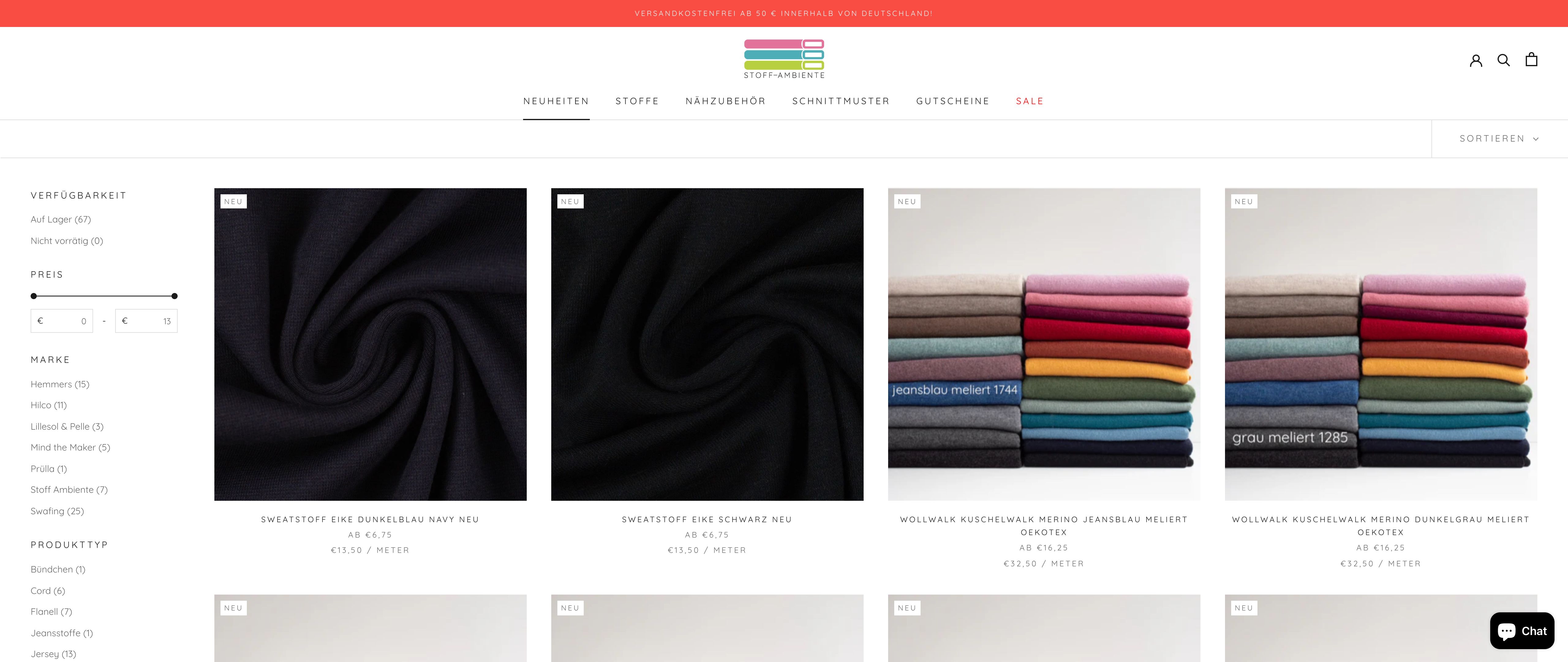 Stoffambiente screenshot 3