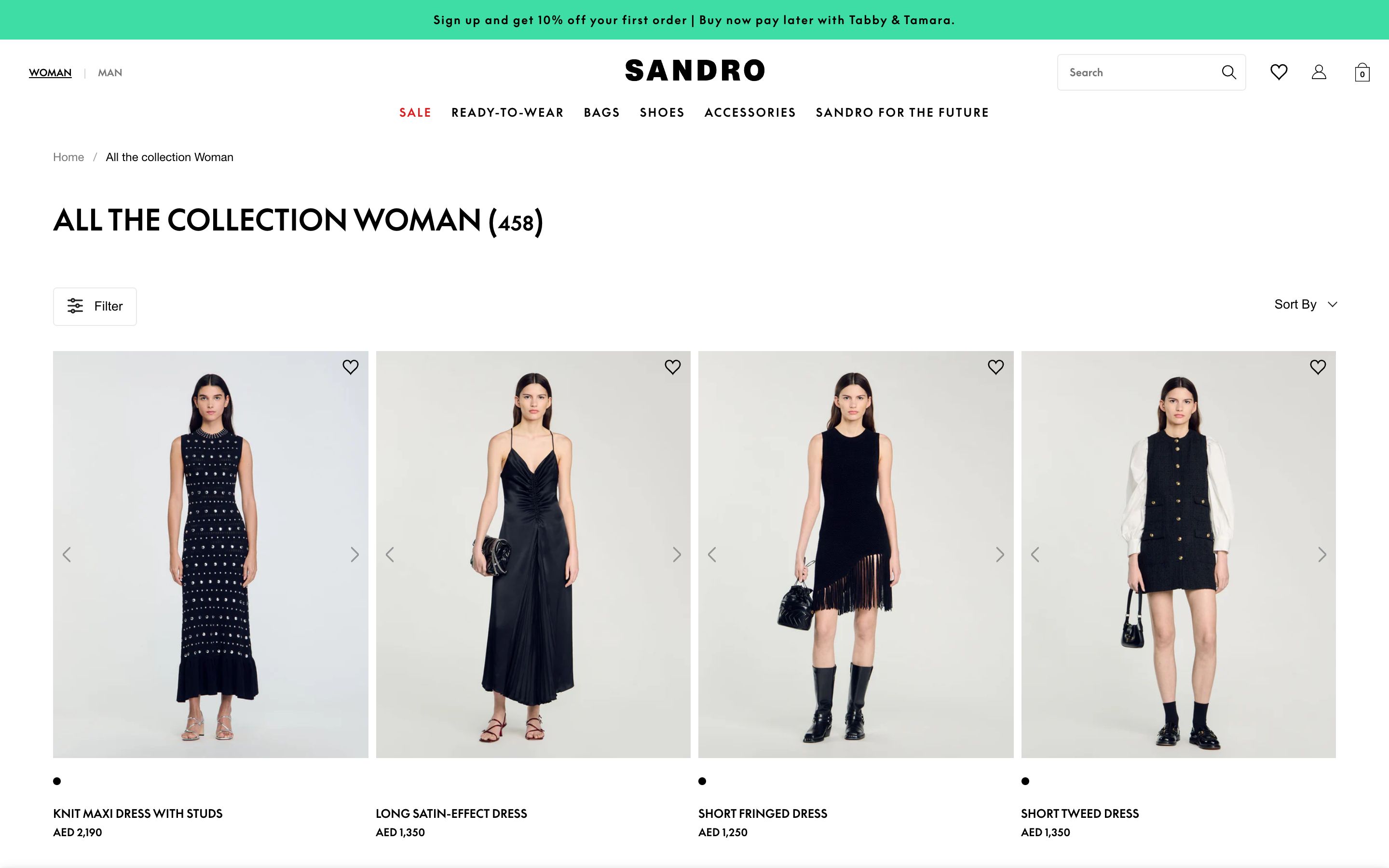 Sandro UAE screenshot 2