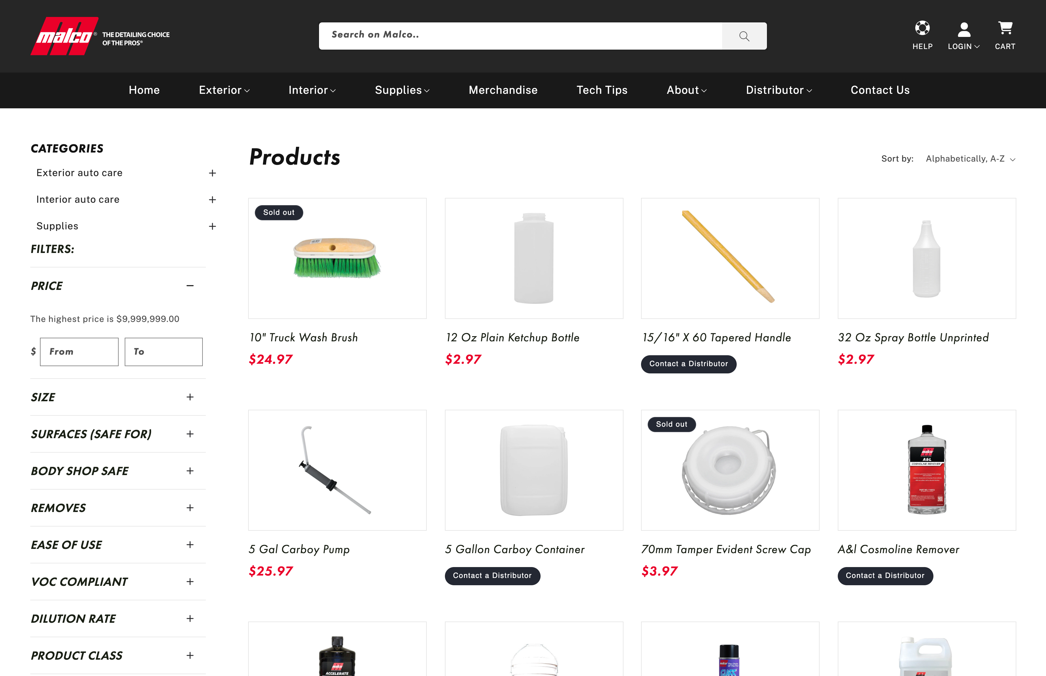 Malco Automotive screenshot