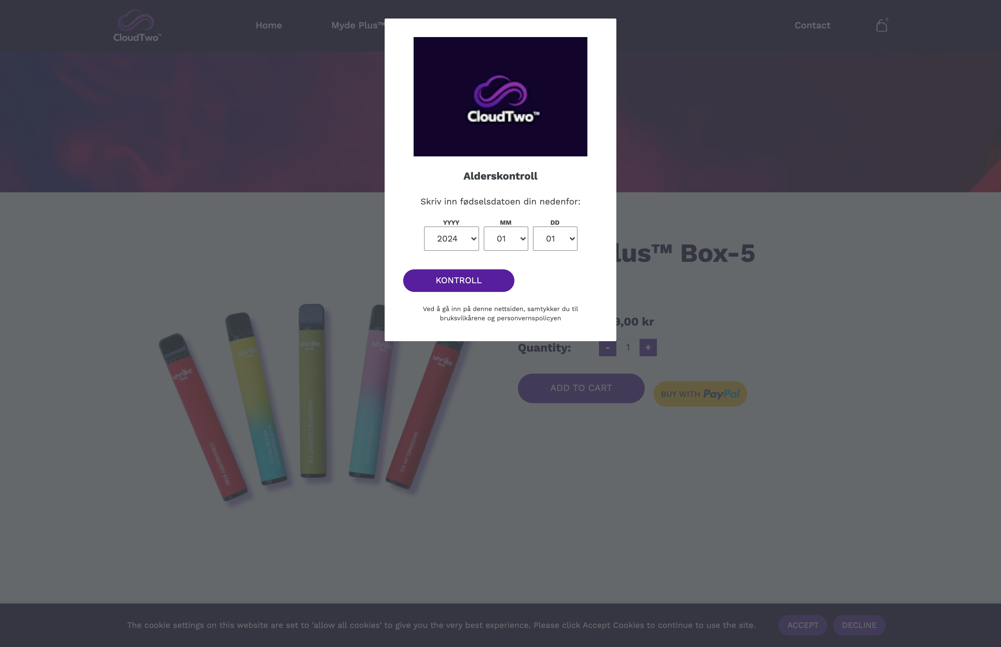 CloudTwo Vapes Brand screenshot 2