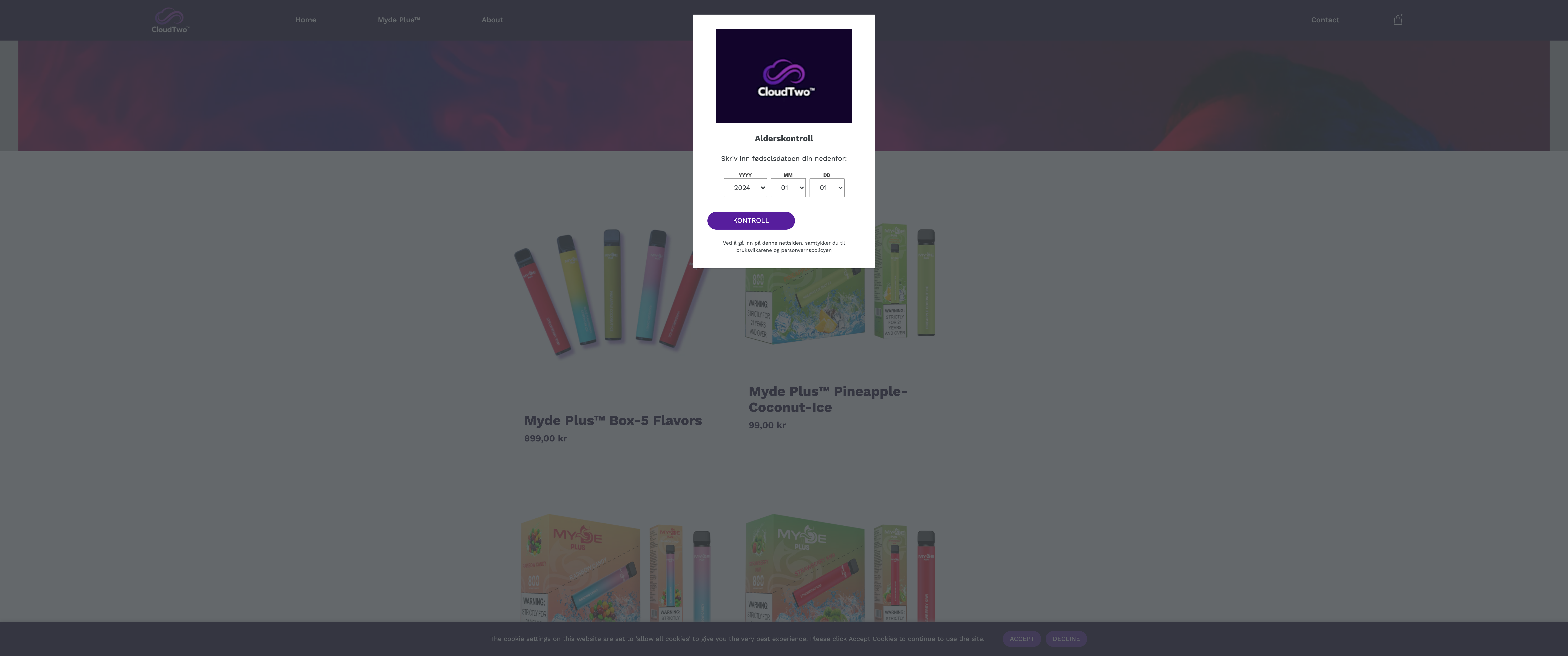 CloudTwo Vapes Brand screenshot