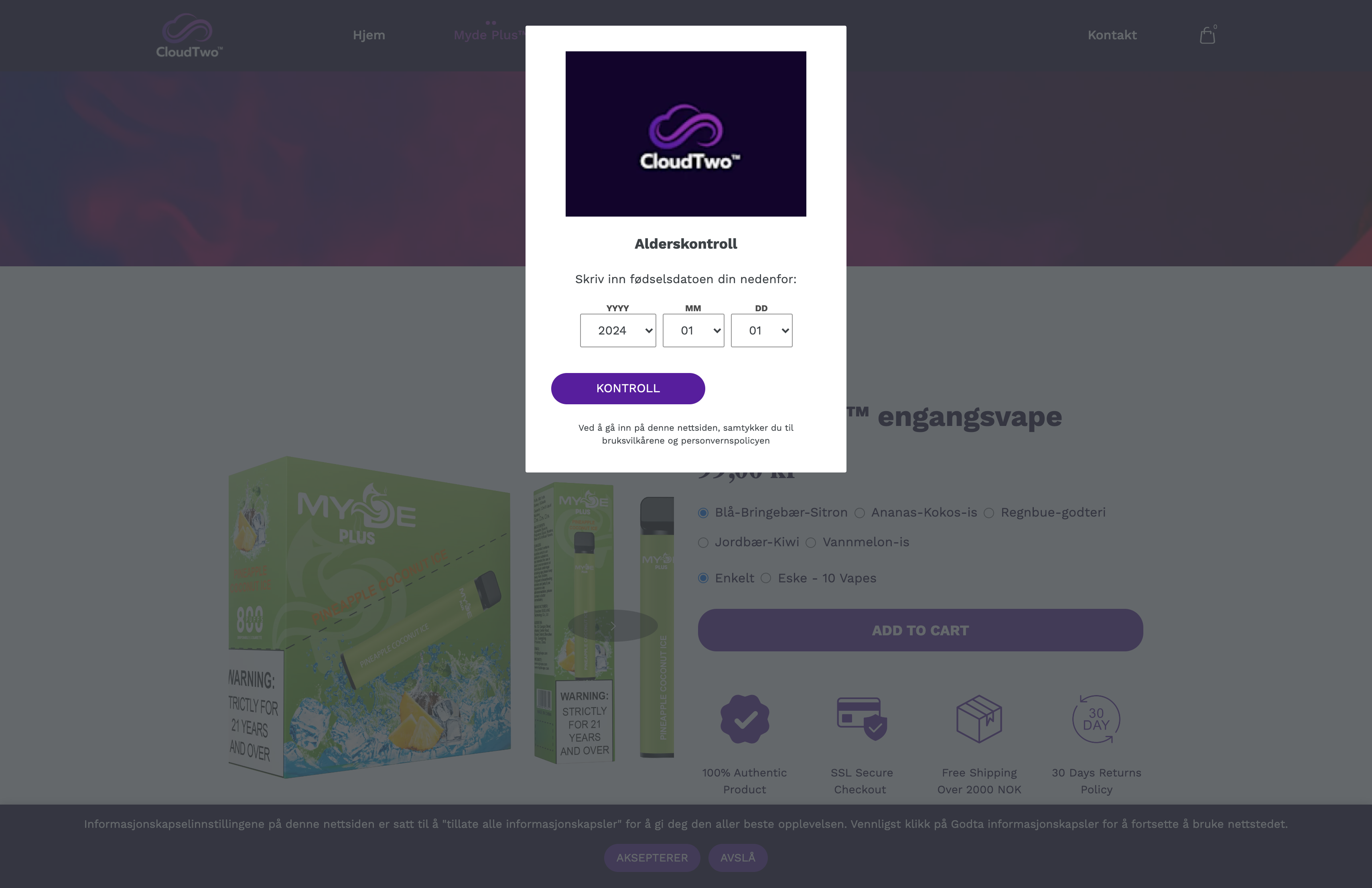 CloudTwo Vapes Brand screenshot 3