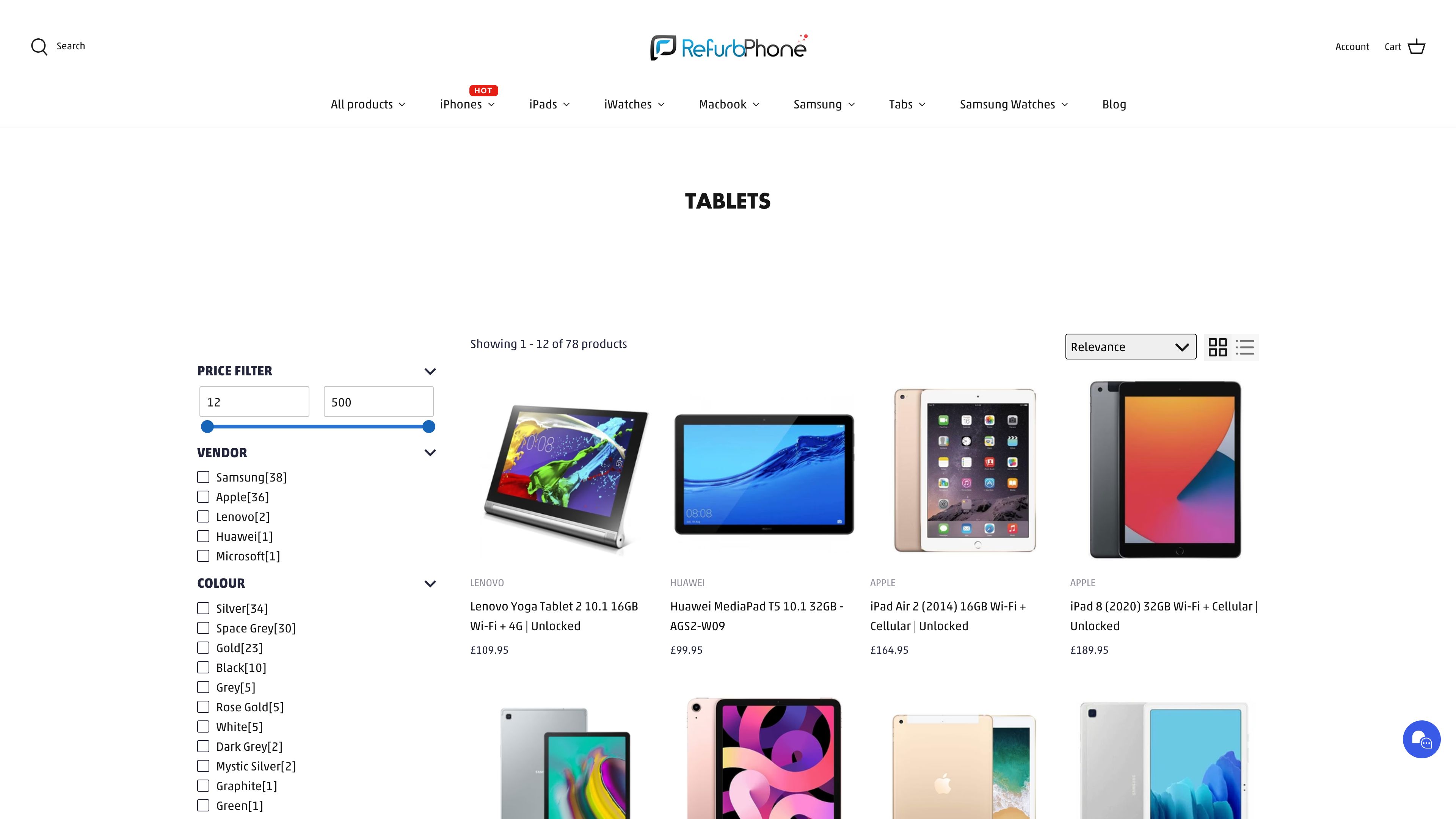 Refurb Gadgets Online Refurb Phone London UK screenshot 2
