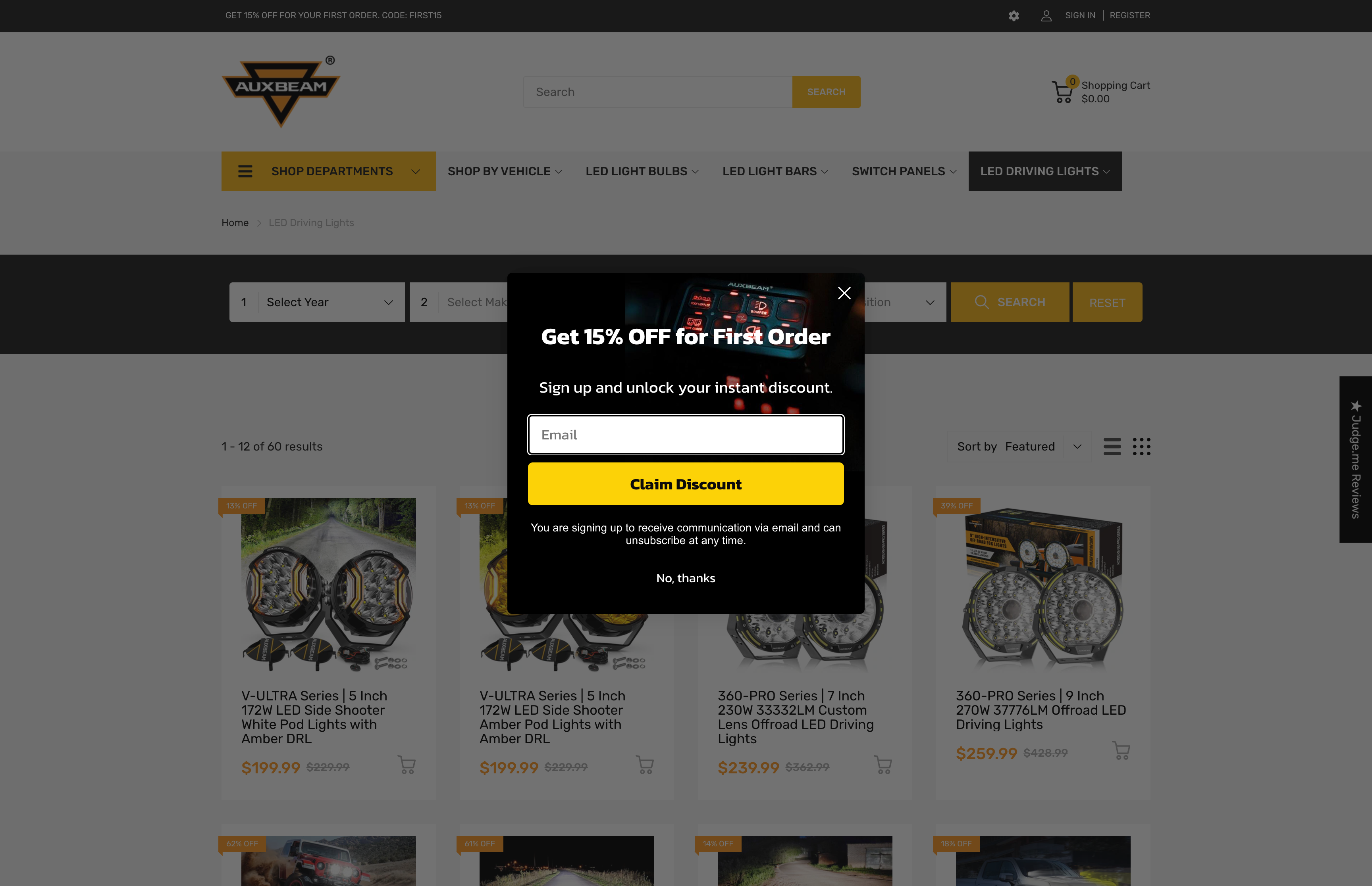 Auxbeam Automotive Lighting screenshot 3