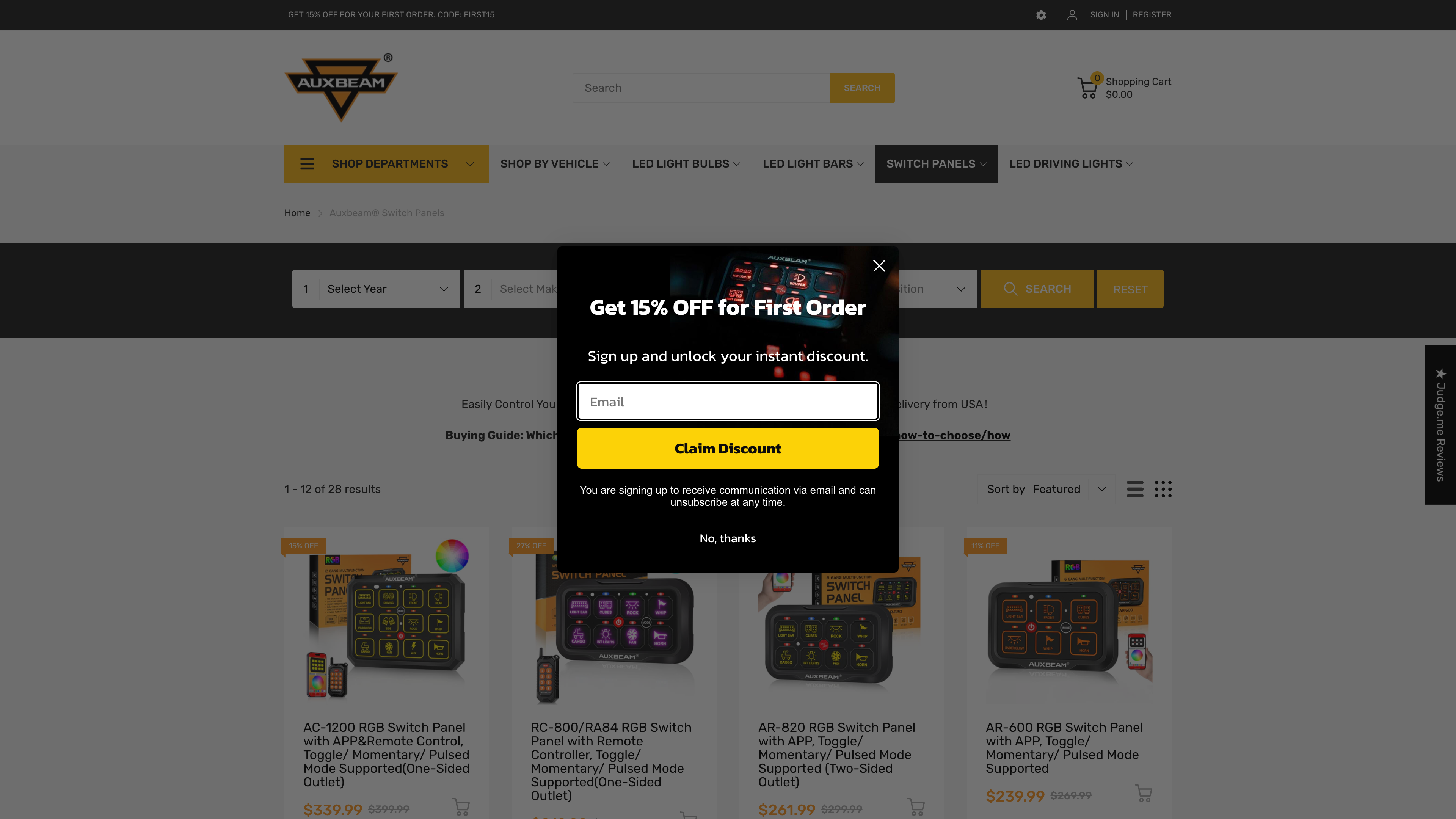 Auxbeam Automotive Lighting screenshot 2