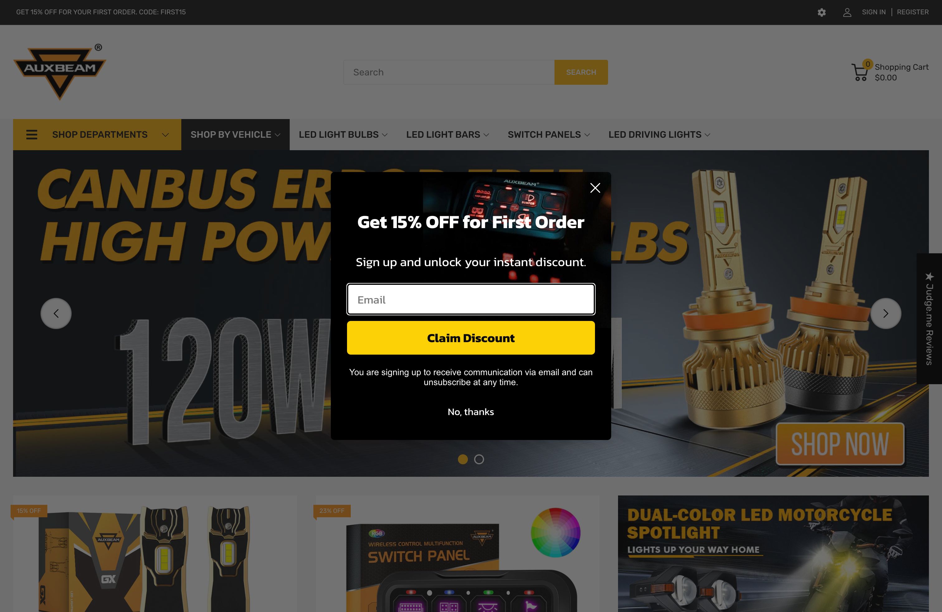 Auxbeam Automotive Lighting screenshot 6
