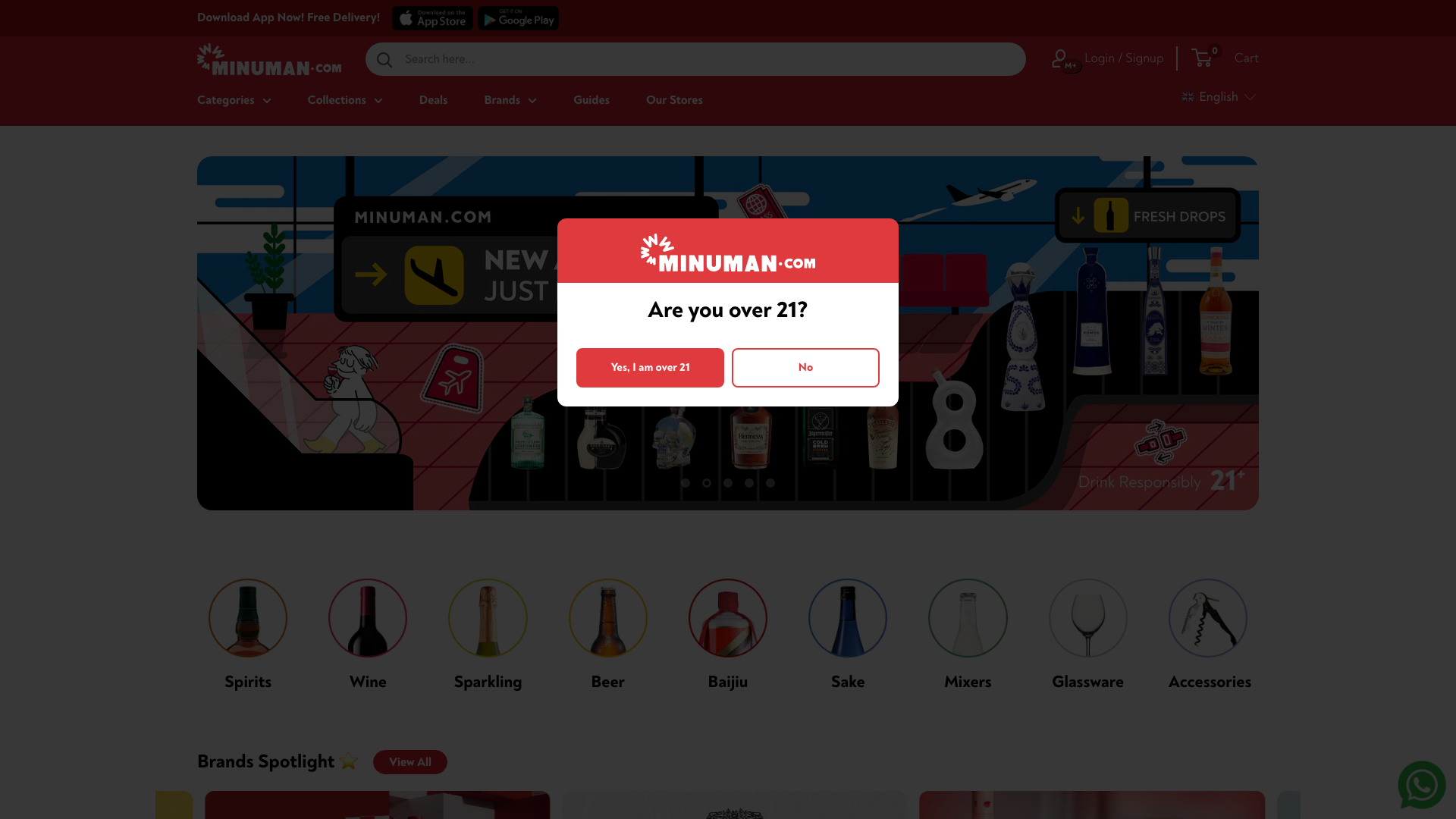 Moving Largest Selection Of Wines And Spirits Online.