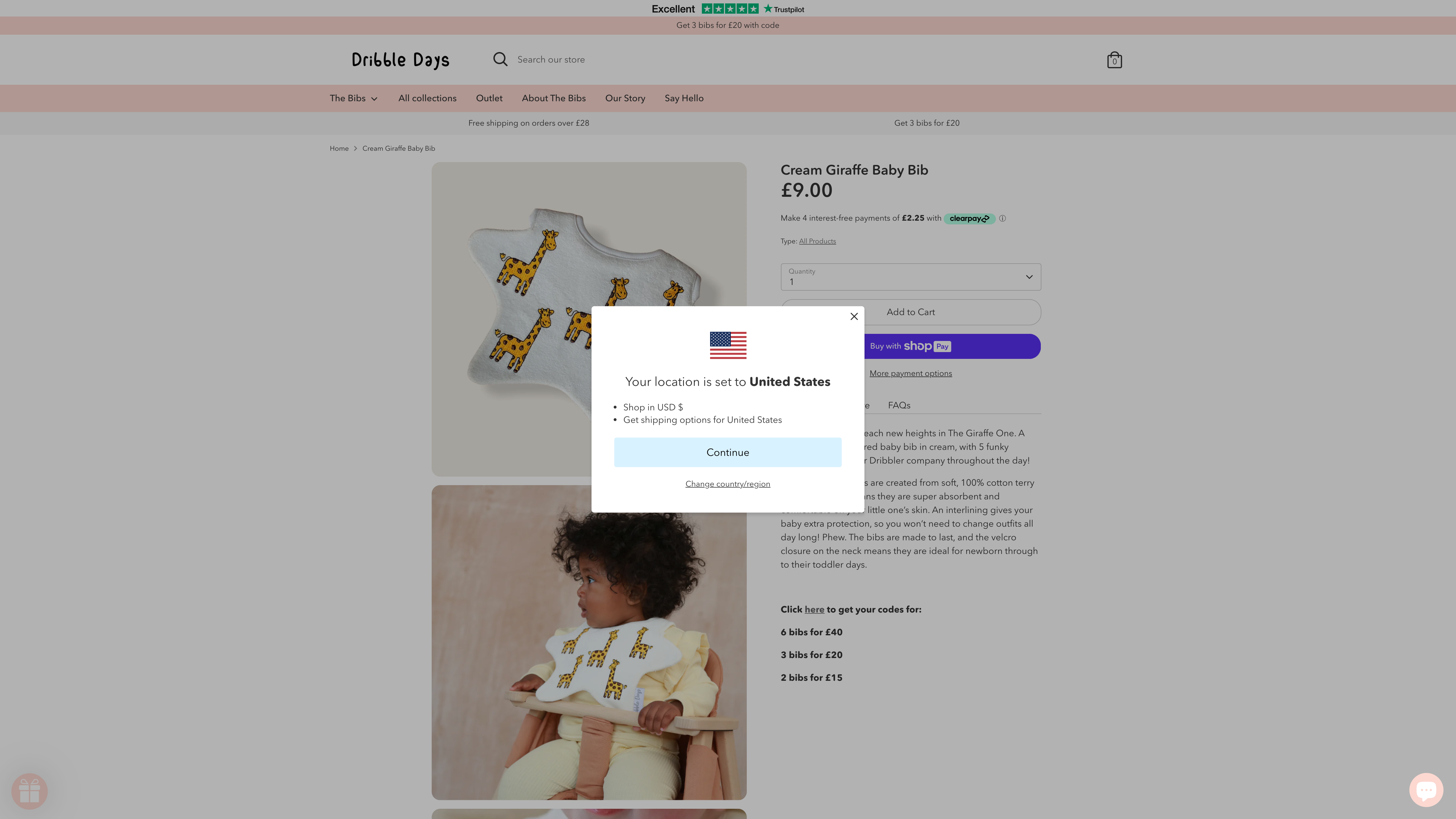 Dribble Days: Migration from Wix to Shopify Ecommerce screenshot 4