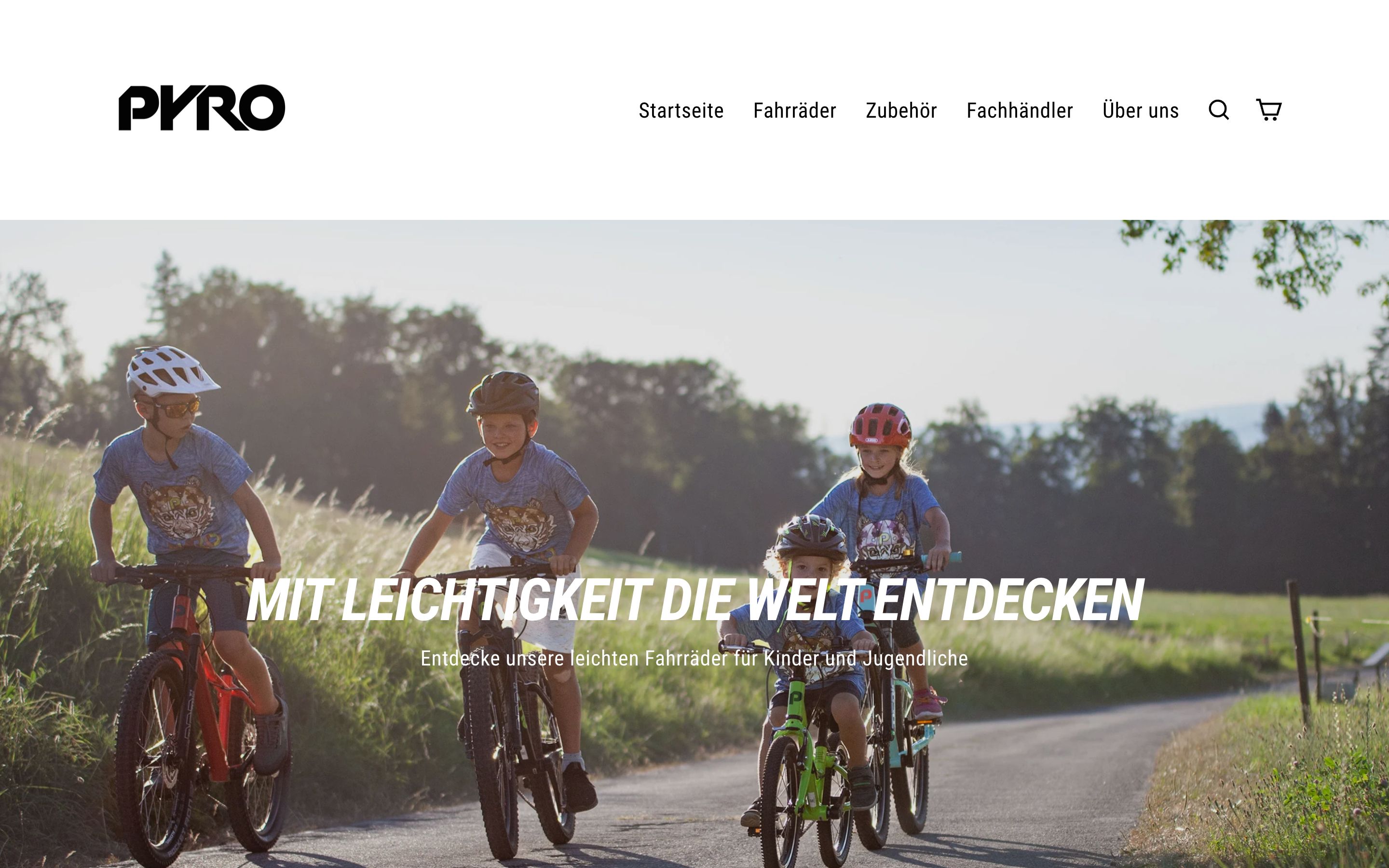 Lightweight Bicycles for Children and Teenagers by Pyro Bikes