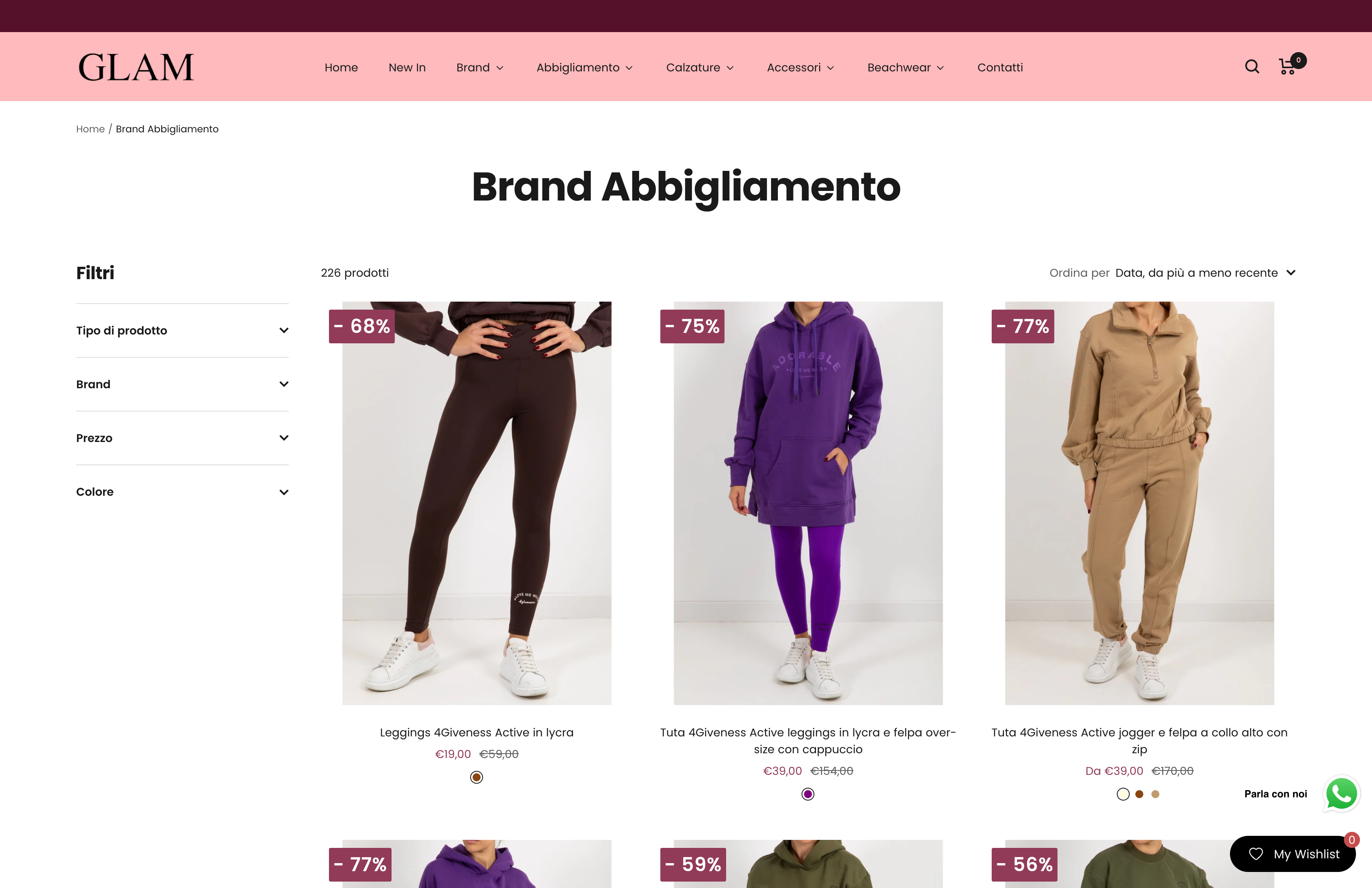 Migrazione da PrestaShop a Shopify e Gestione Campagne per Glam Shop