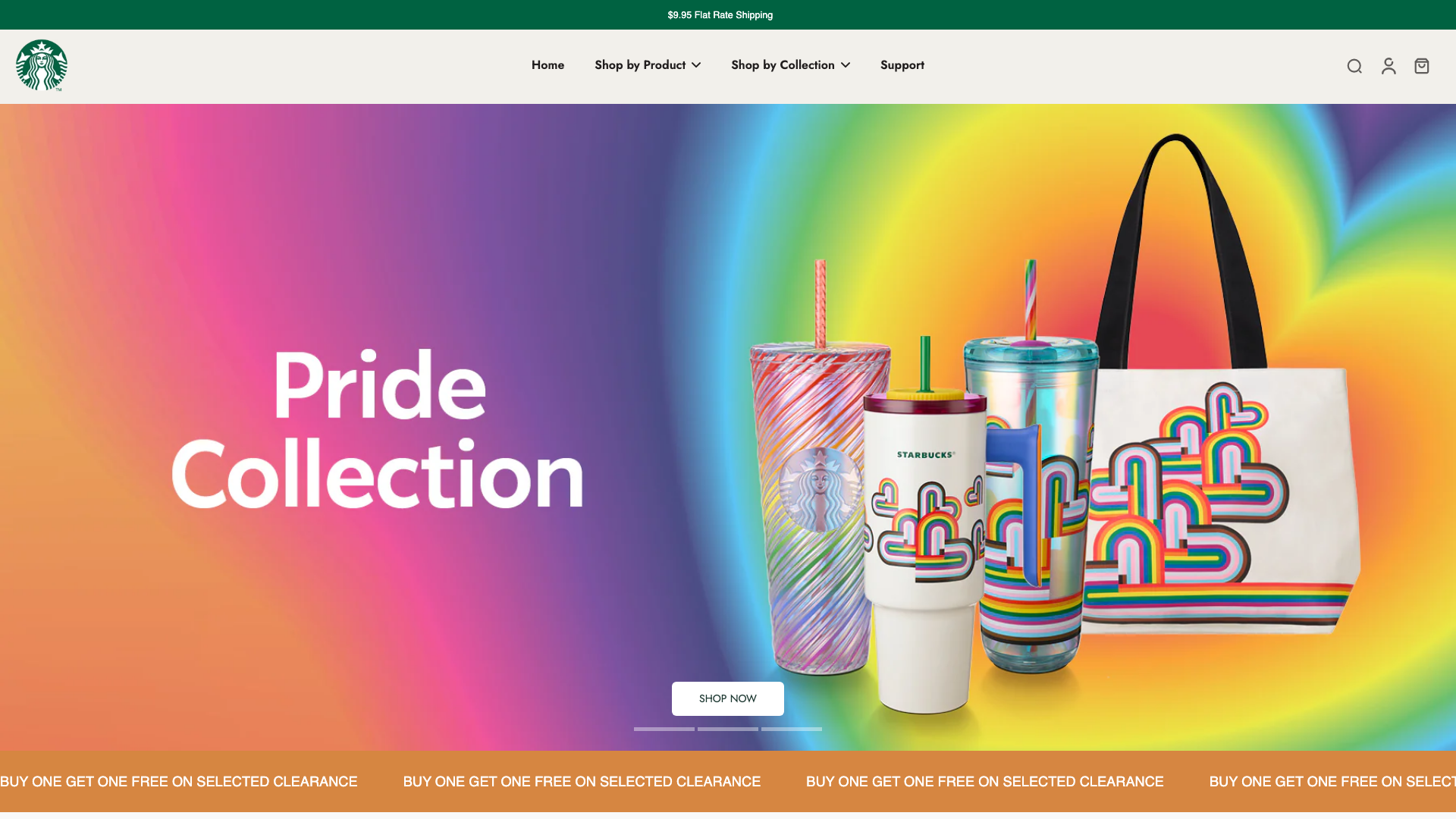 Starbucks Australia  - Shopify Site Build and Design screenshot