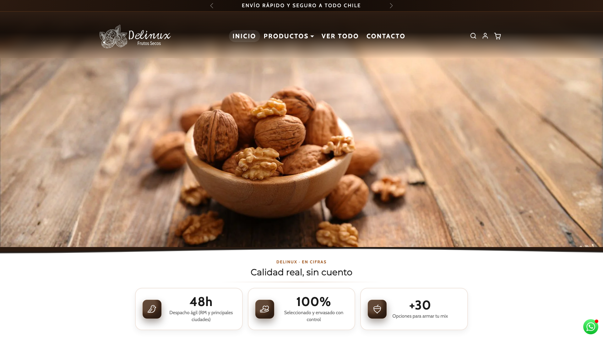 Delinux – Marca premium de snacks saludables