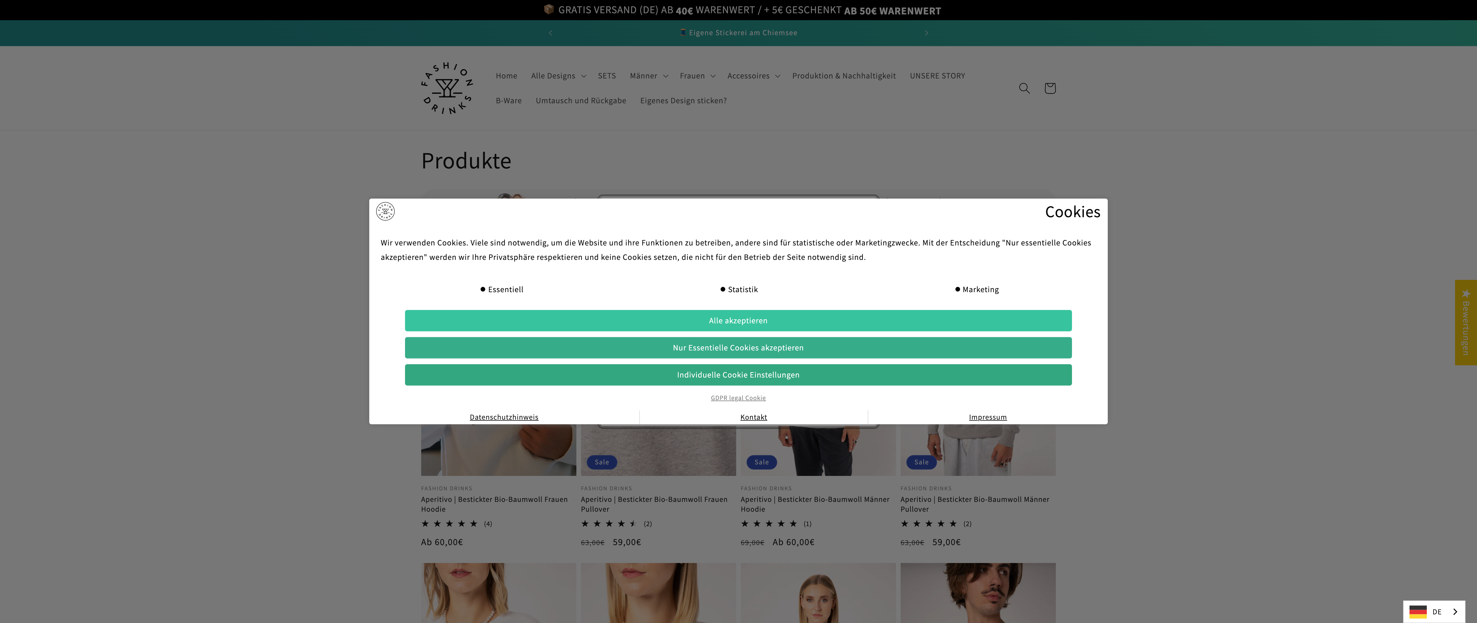 A/B - Testing Fashion Drinks screenshot