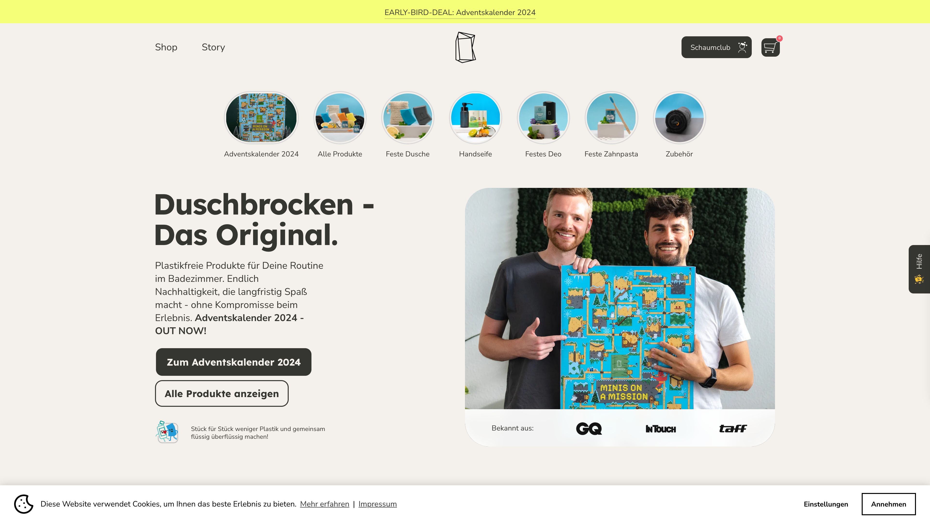 Duschbrocken Relaunch screenshot 7