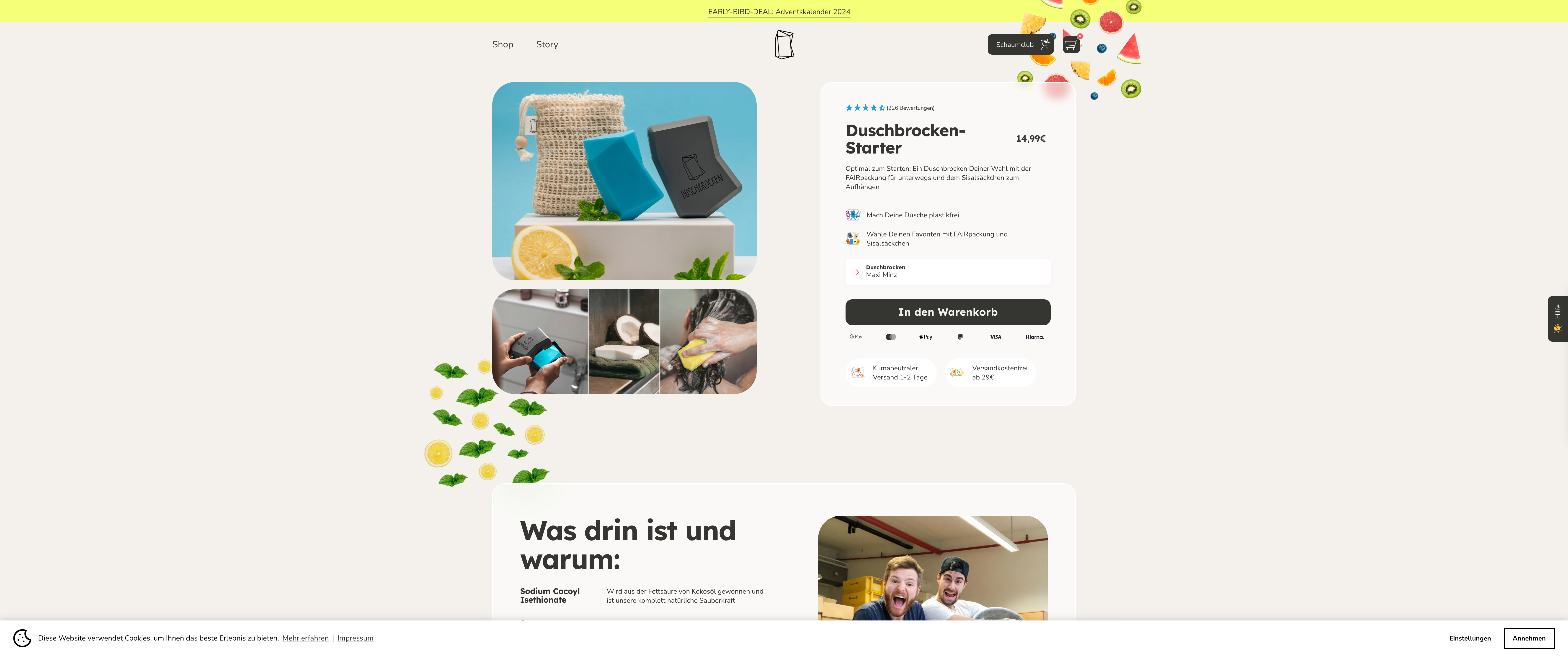 Duschbrocken Relaunch screenshot 6