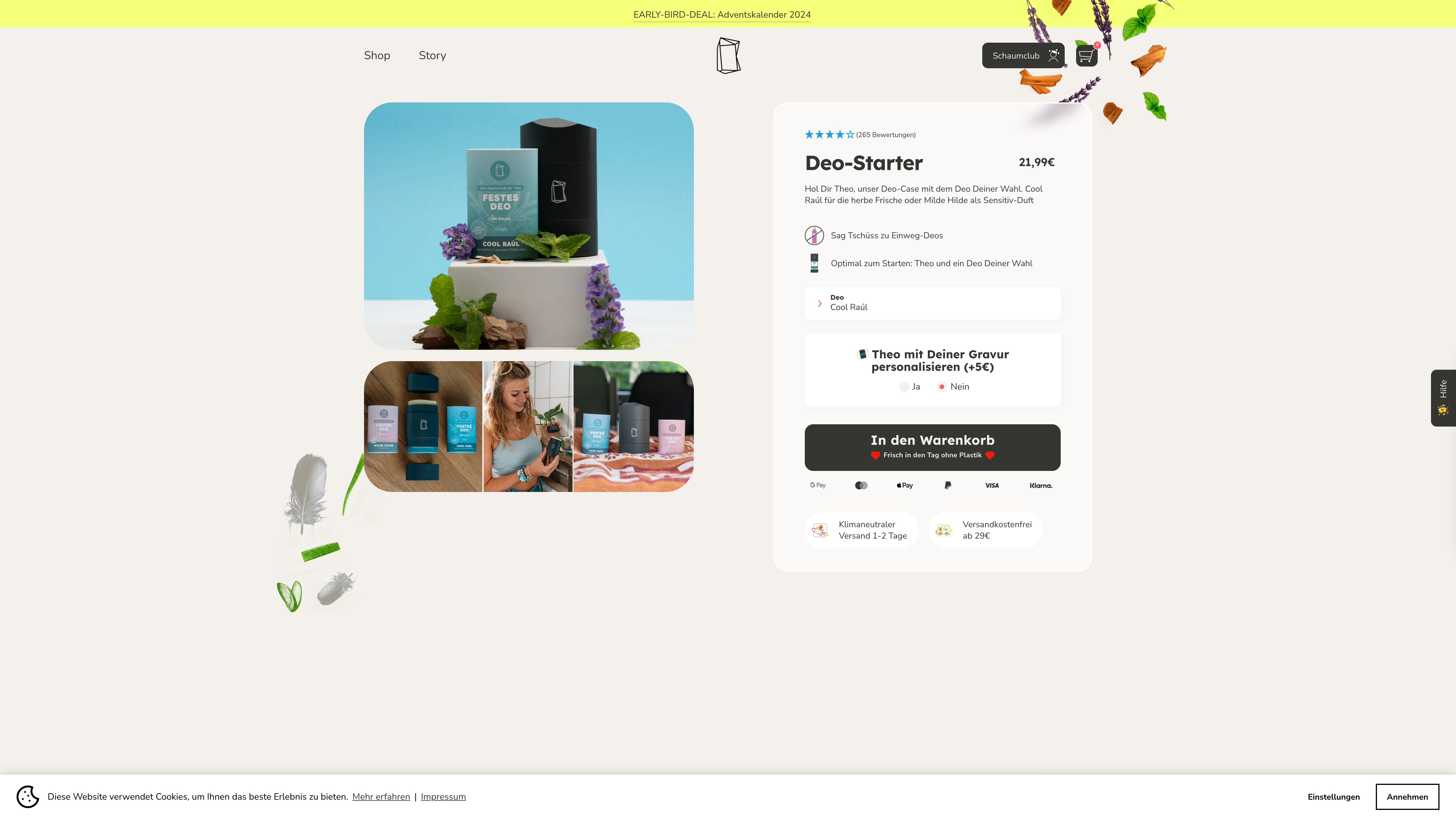 Duschbrocken Relaunch screenshot 5