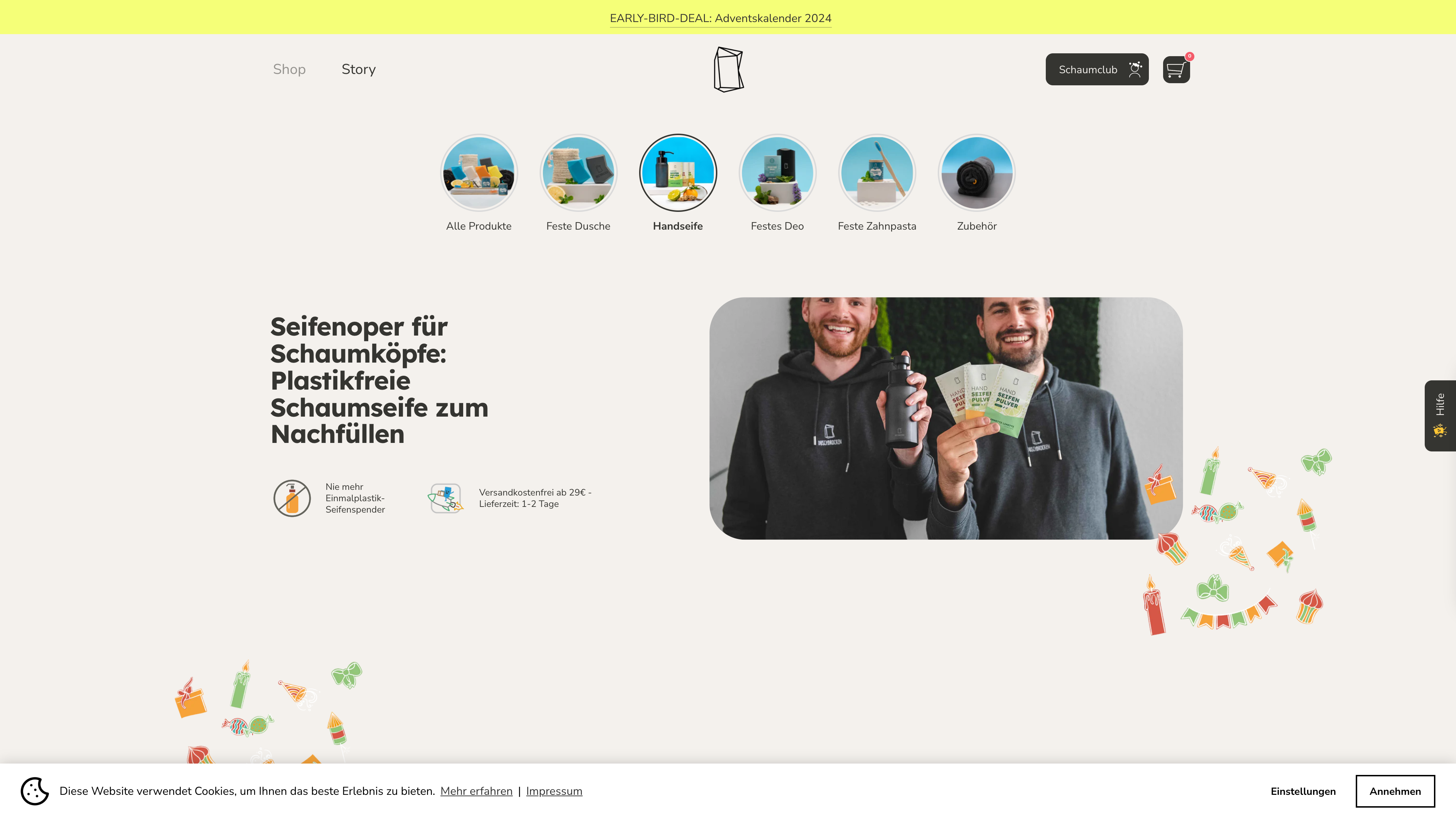 Duschbrocken Relaunch screenshot 3