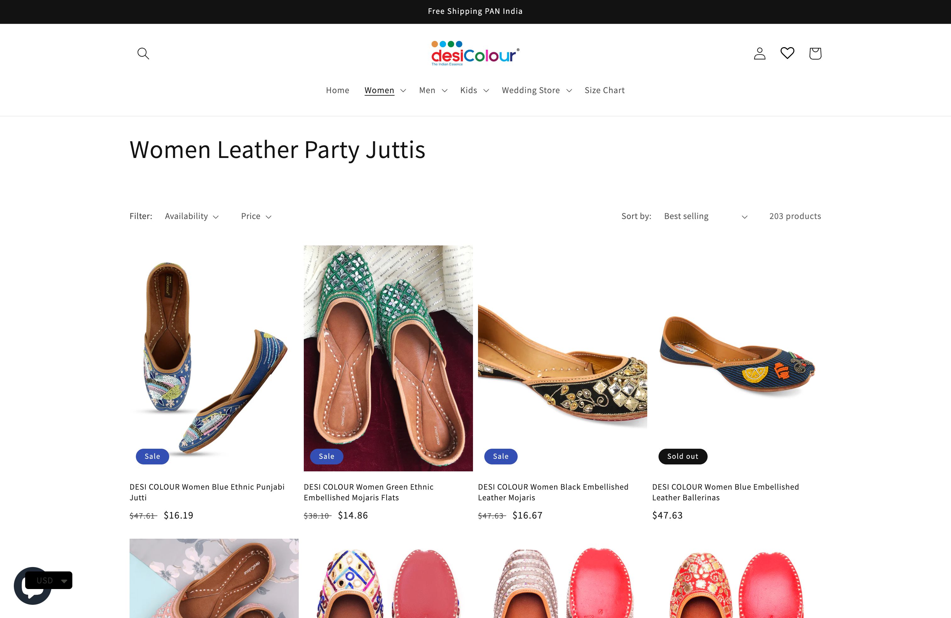 Desi Colour - Ethnic Footwear Brand screenshot 3