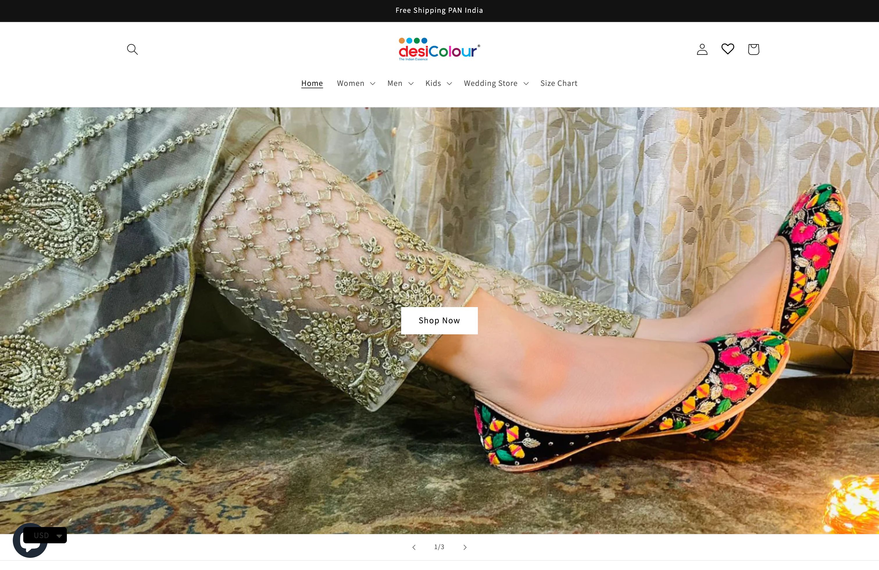 Desi Colour - Ethnic Footwear Brand screenshot 6