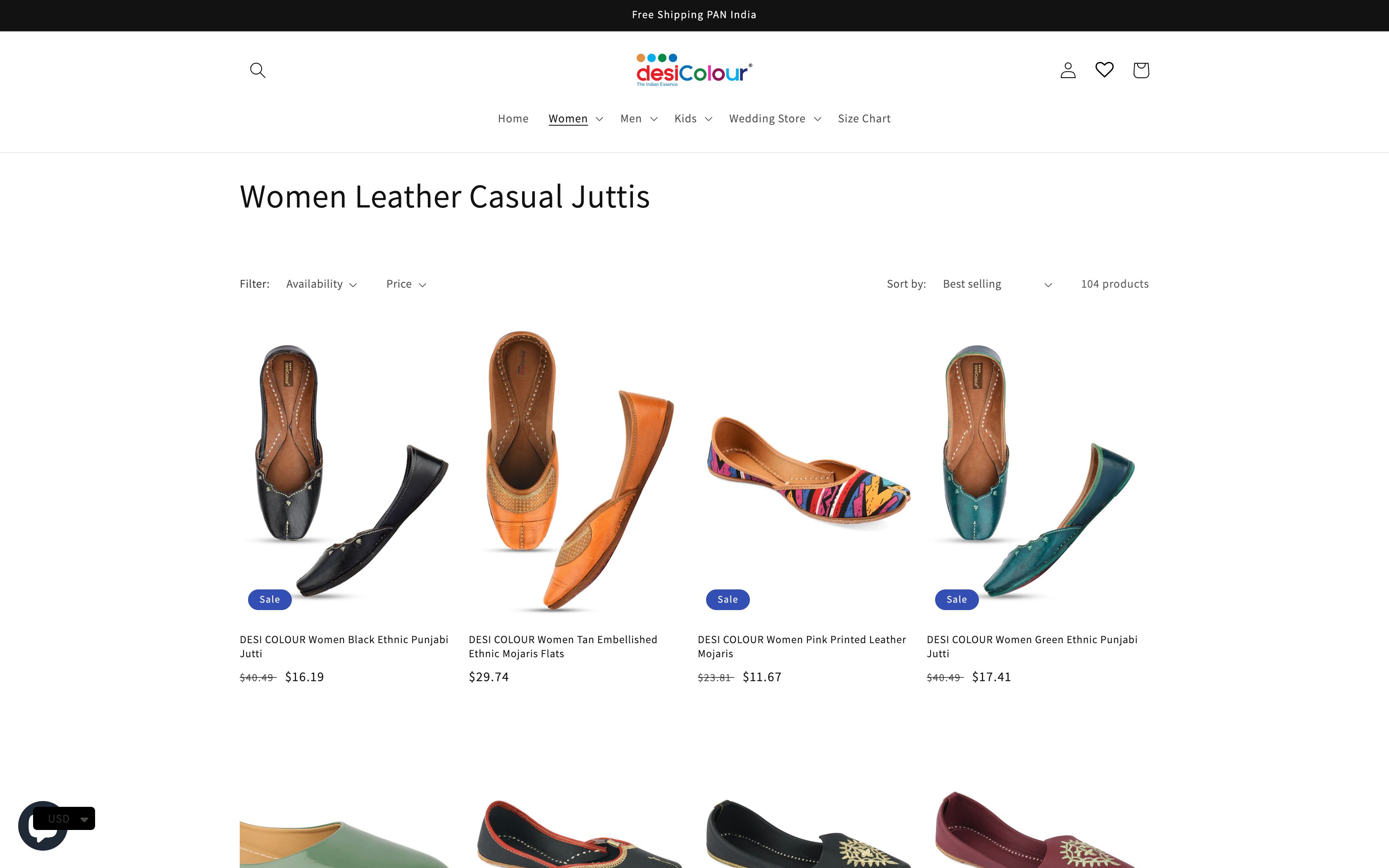 Desi Colour - Ethnic Footwear Brand screenshot 5