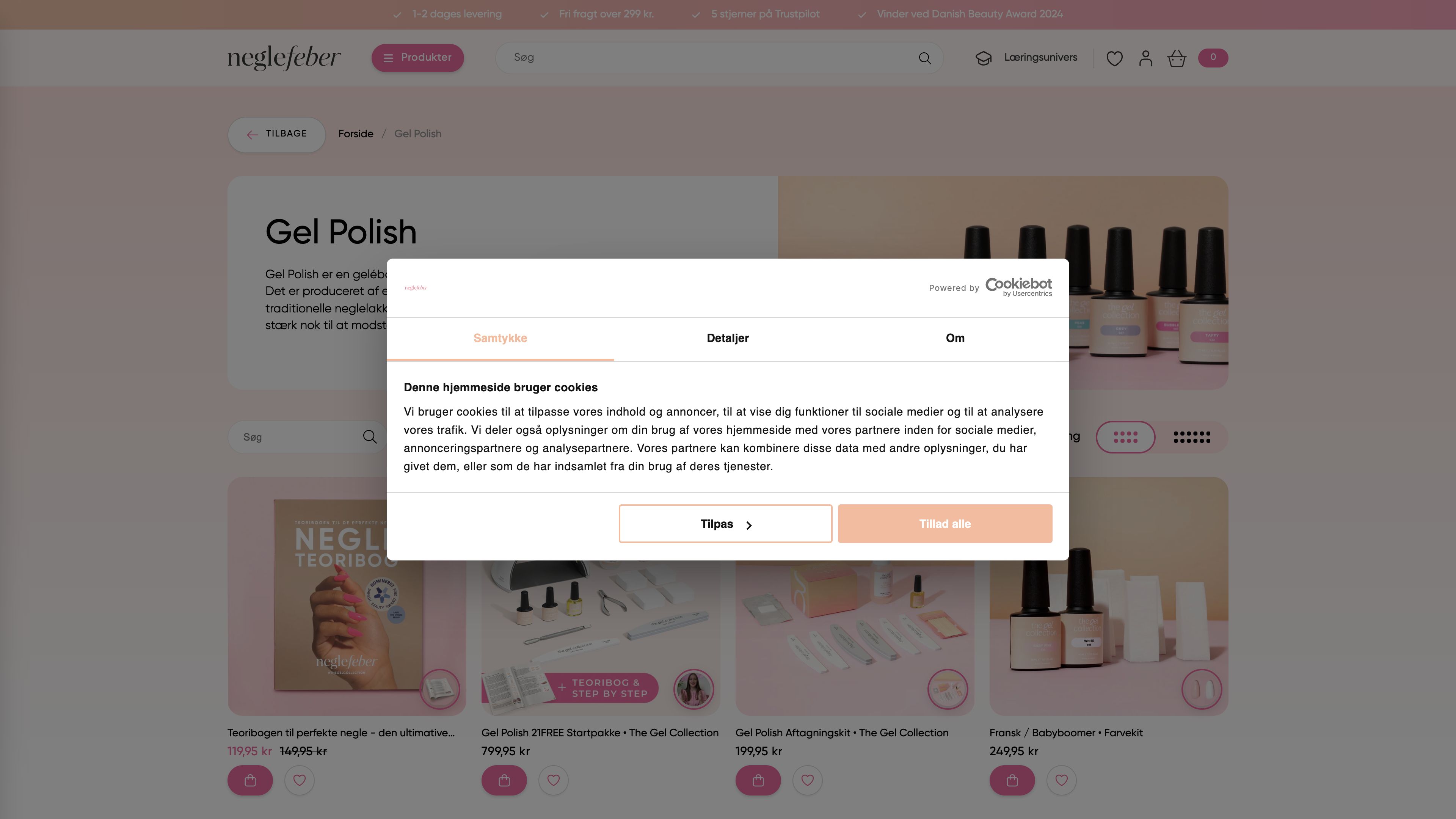 Neglefeber (Nail Art - Shopify PLUS Store) screenshot 2