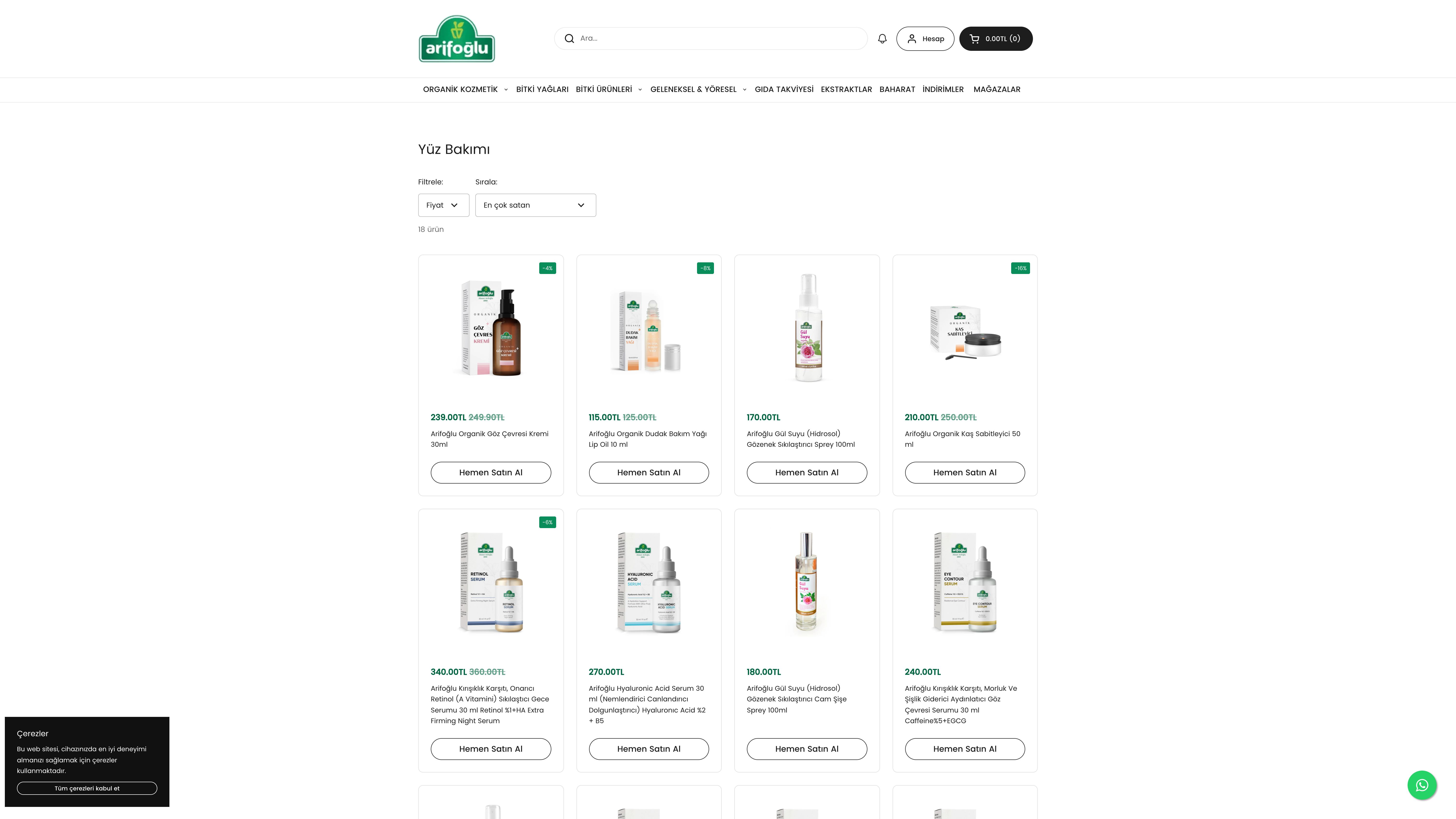 Arifoğlu Online: Turkish Herbal & Natural Products Store screenshot 4