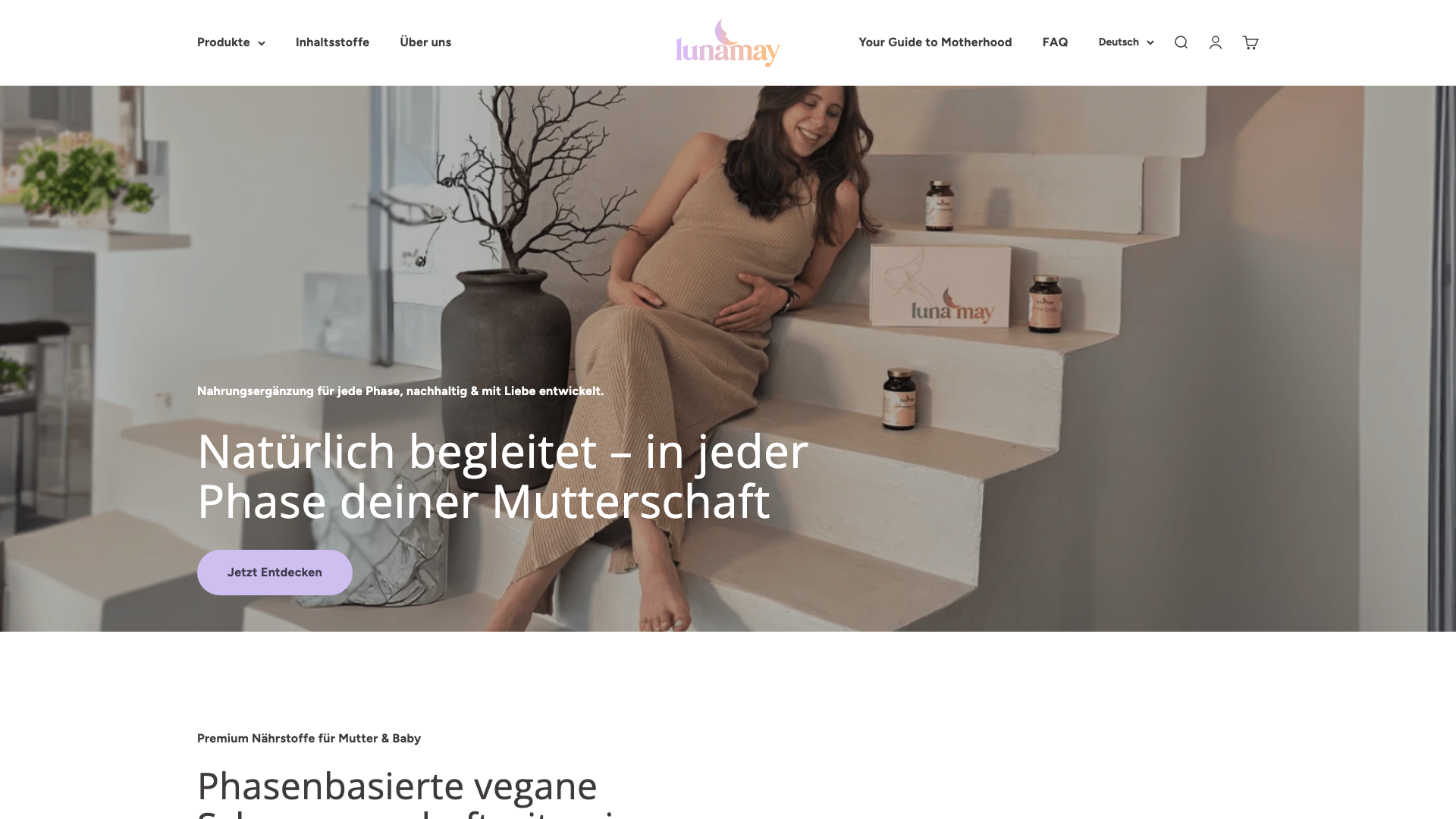 Conversion-Optimierung für Luna May | Premium-Supplements