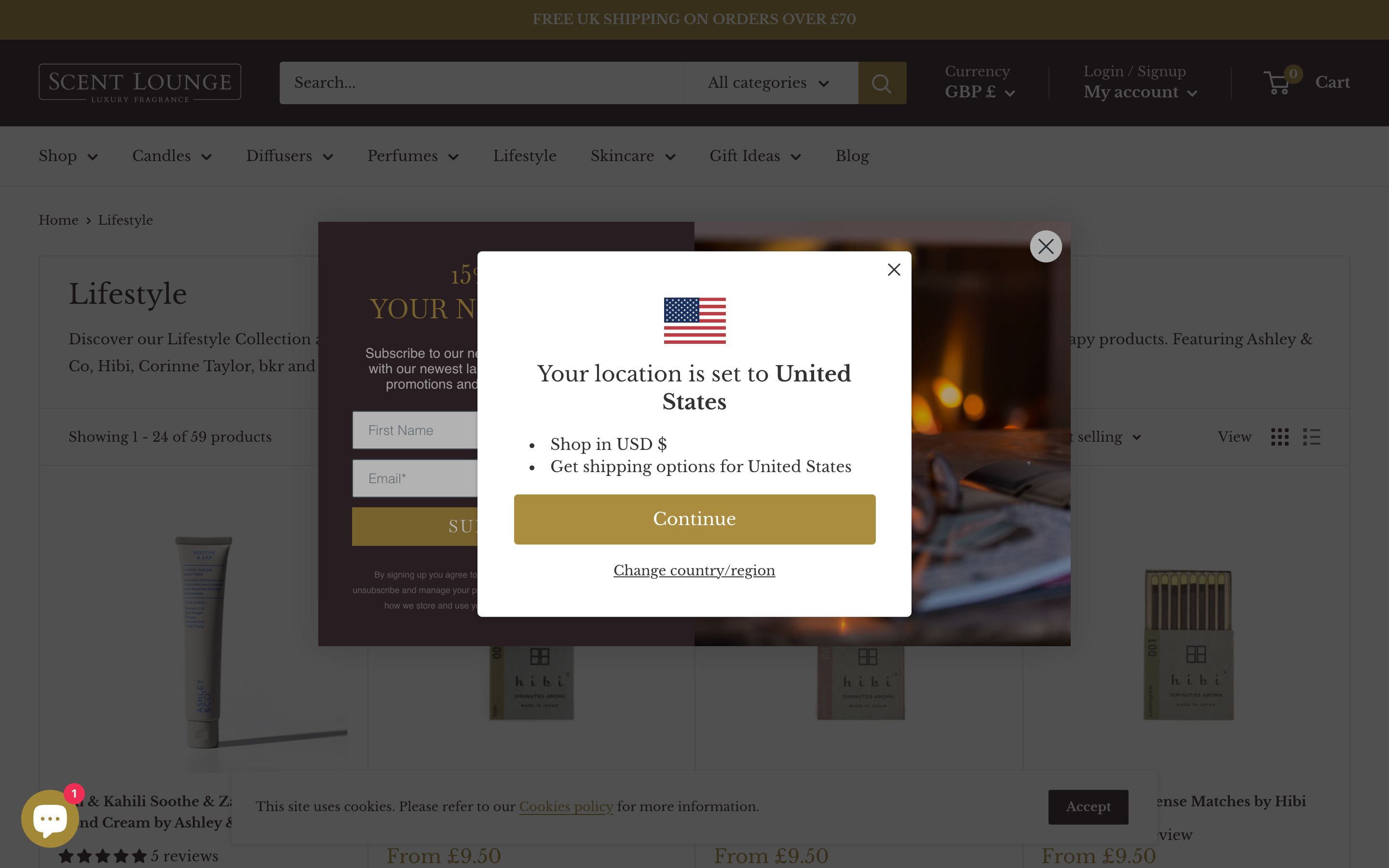 Scent Lounge screenshot 2