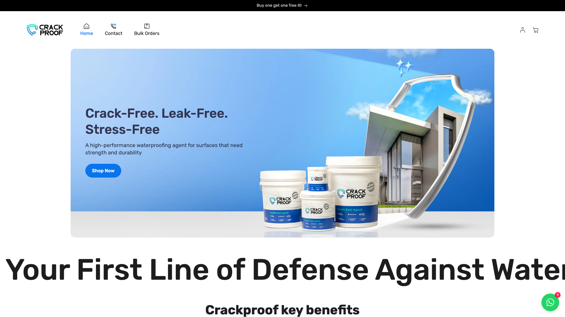 CrackProof – One Product Waterproofing Store