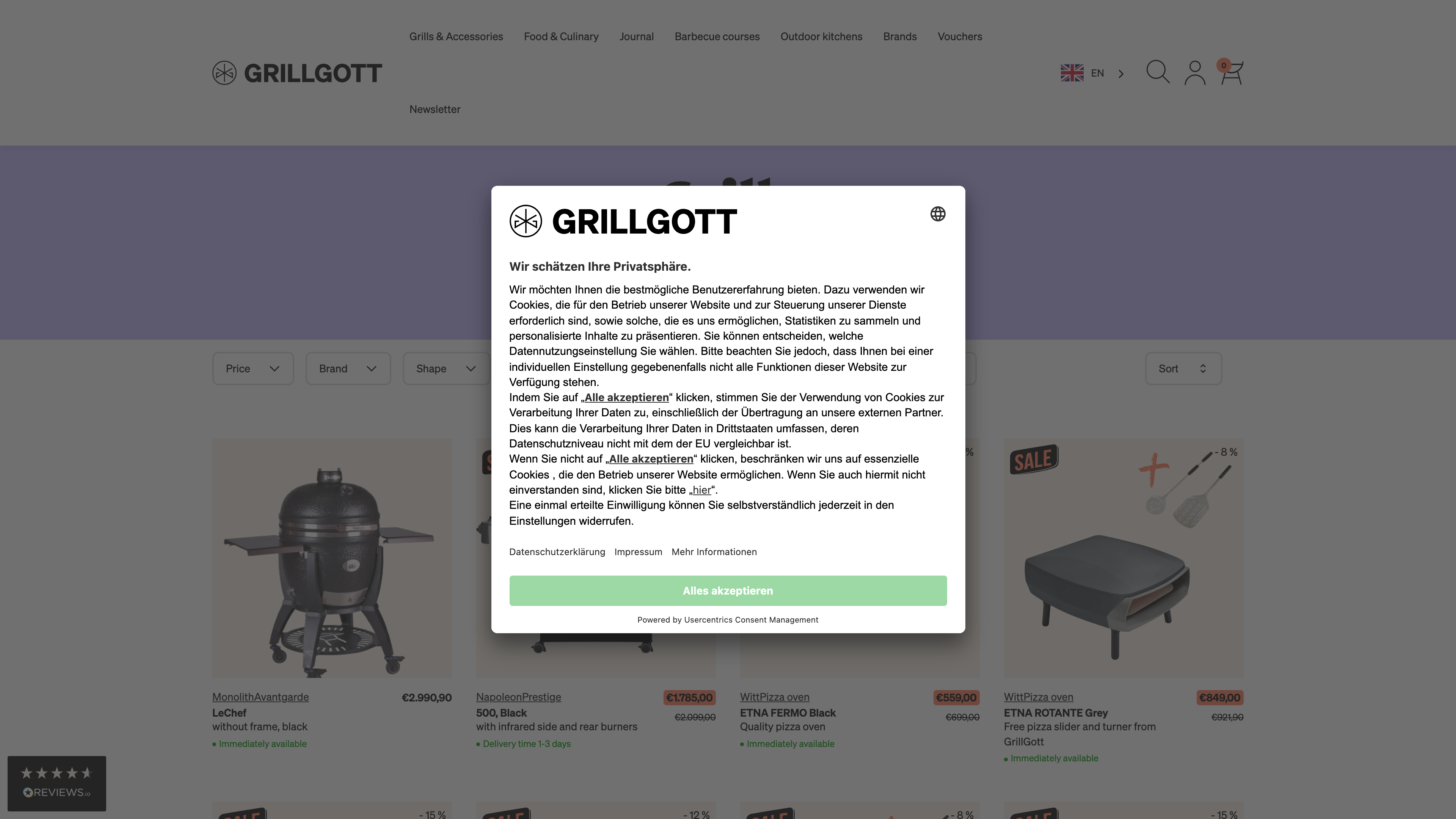 Grillgott screenshot