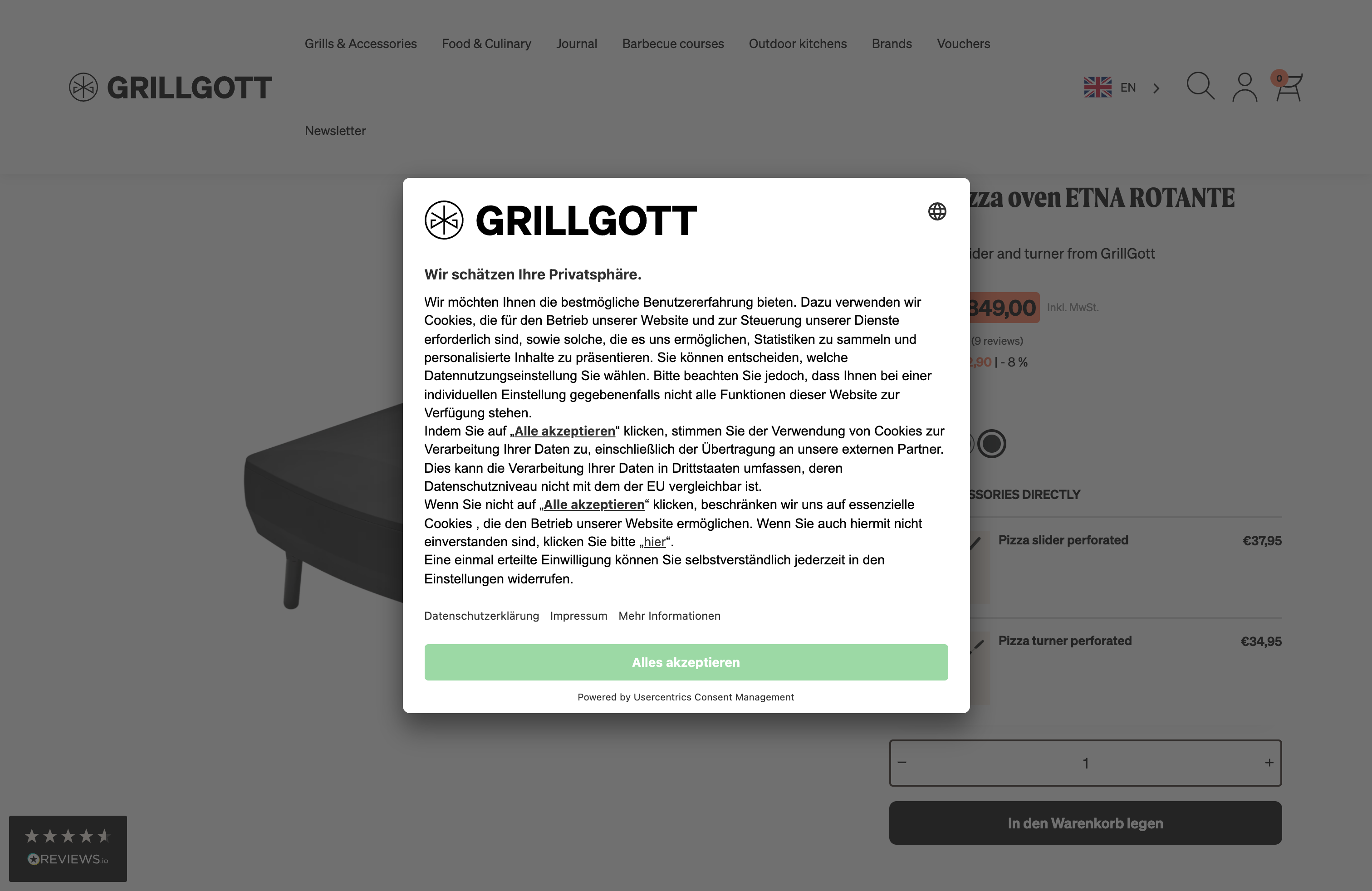 Grillgott screenshot 2