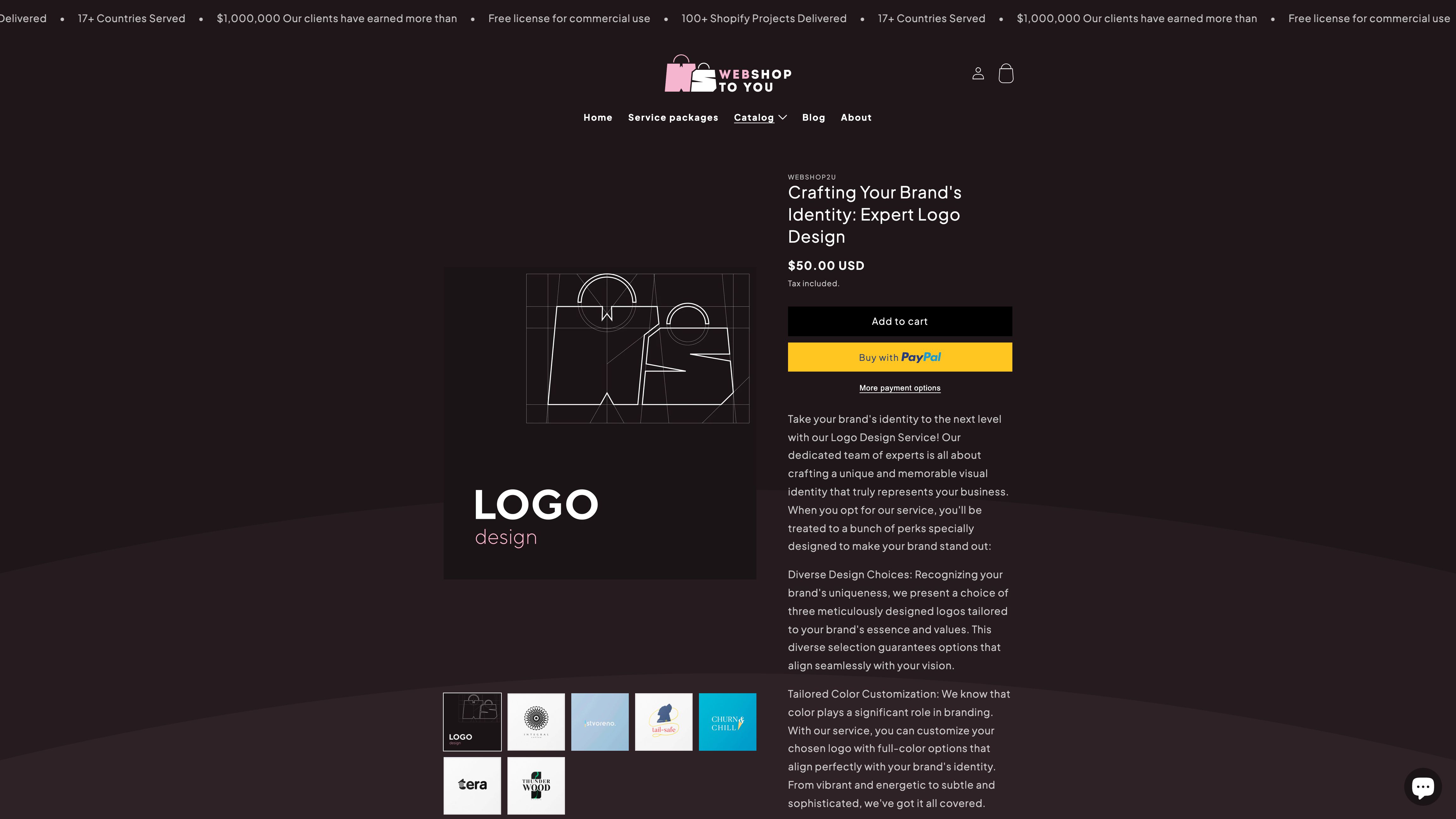 Webshop2U - Digital Product E-Commerce Site Creation screenshot 5