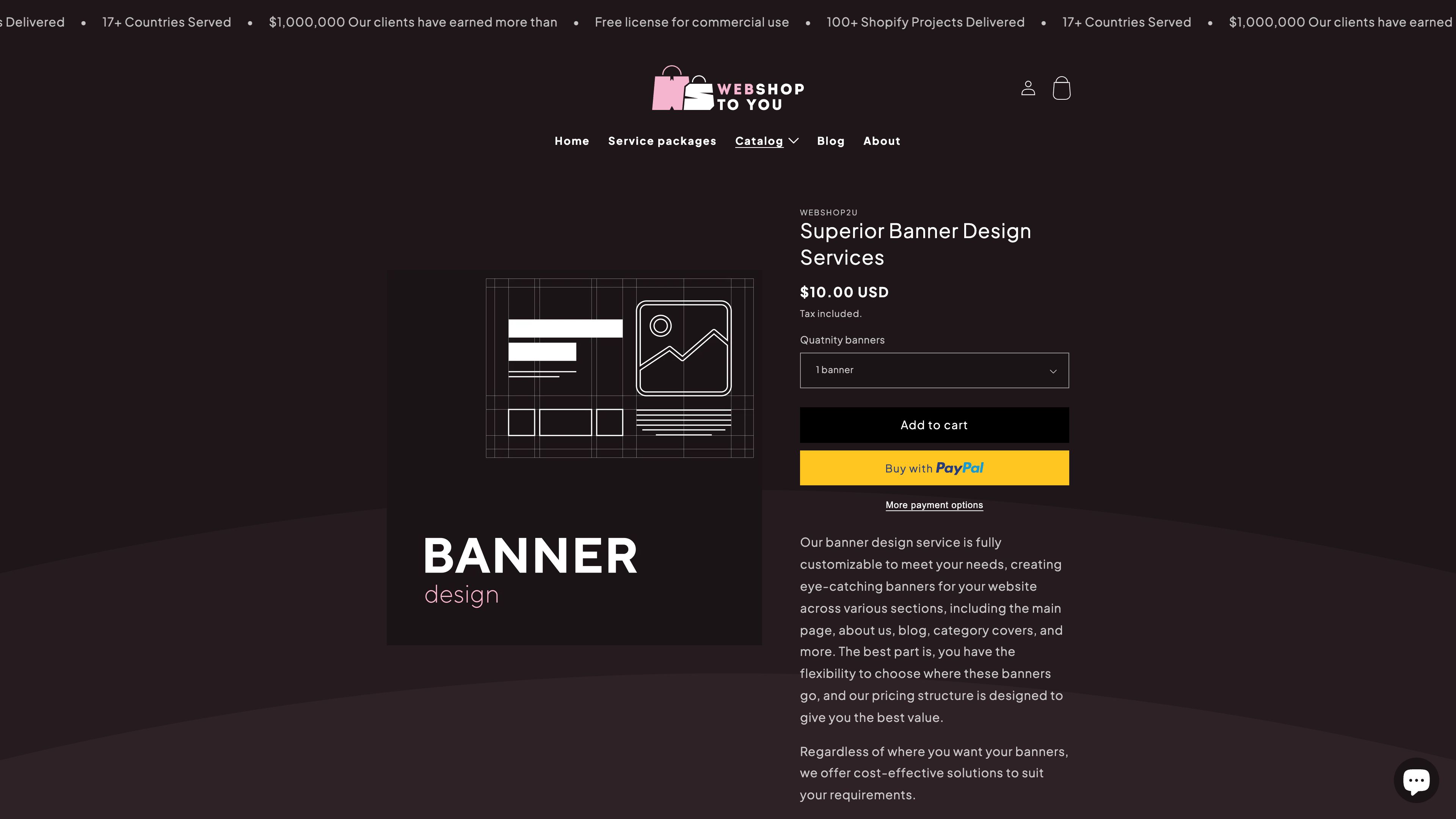 Webshop2U - Digital Product E-Commerce Site Creation screenshot 3