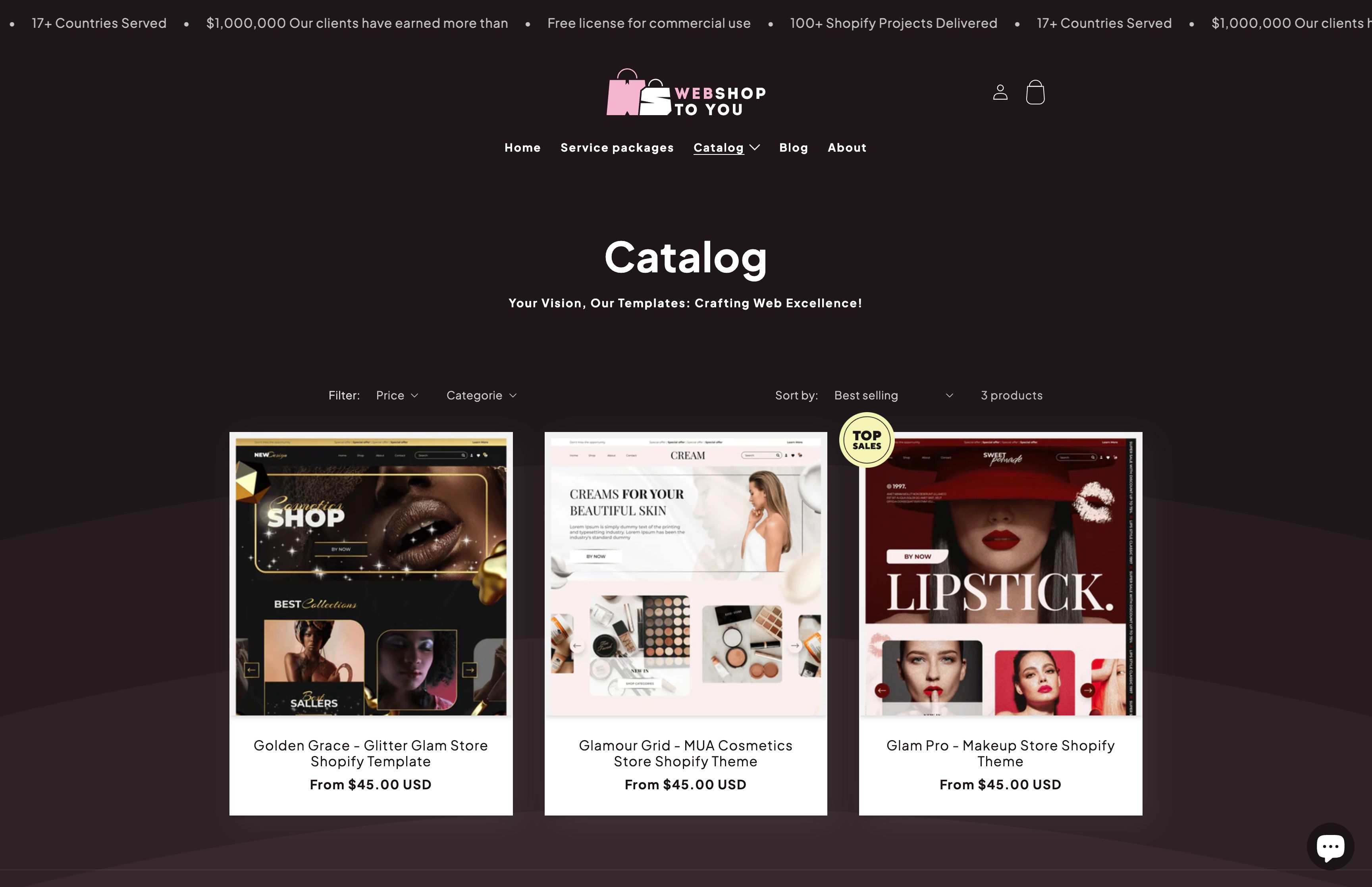 Webshop2U - Digital Product E-Commerce Site Creation screenshot 4