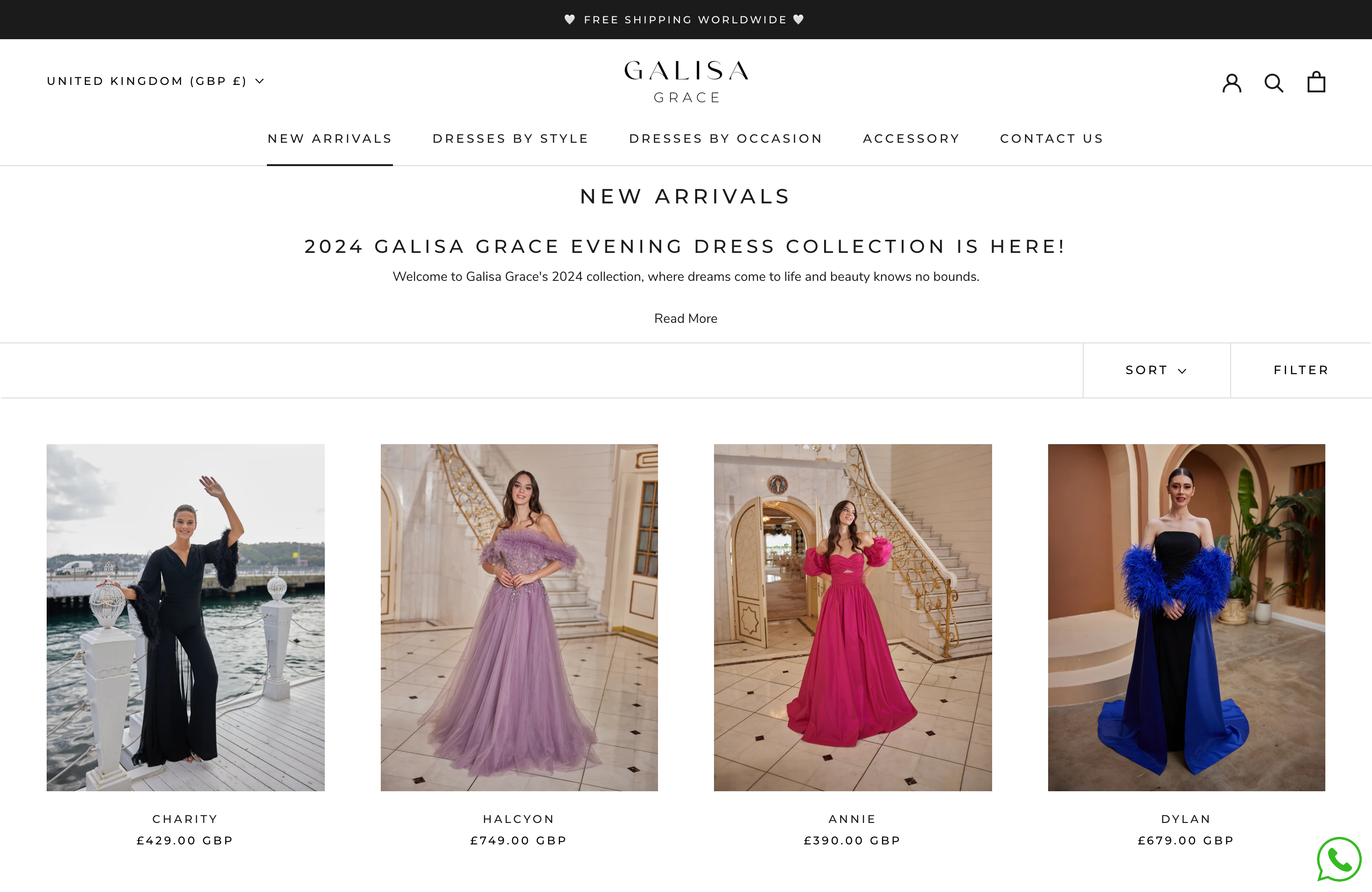 Galisa Grace - UK screenshot