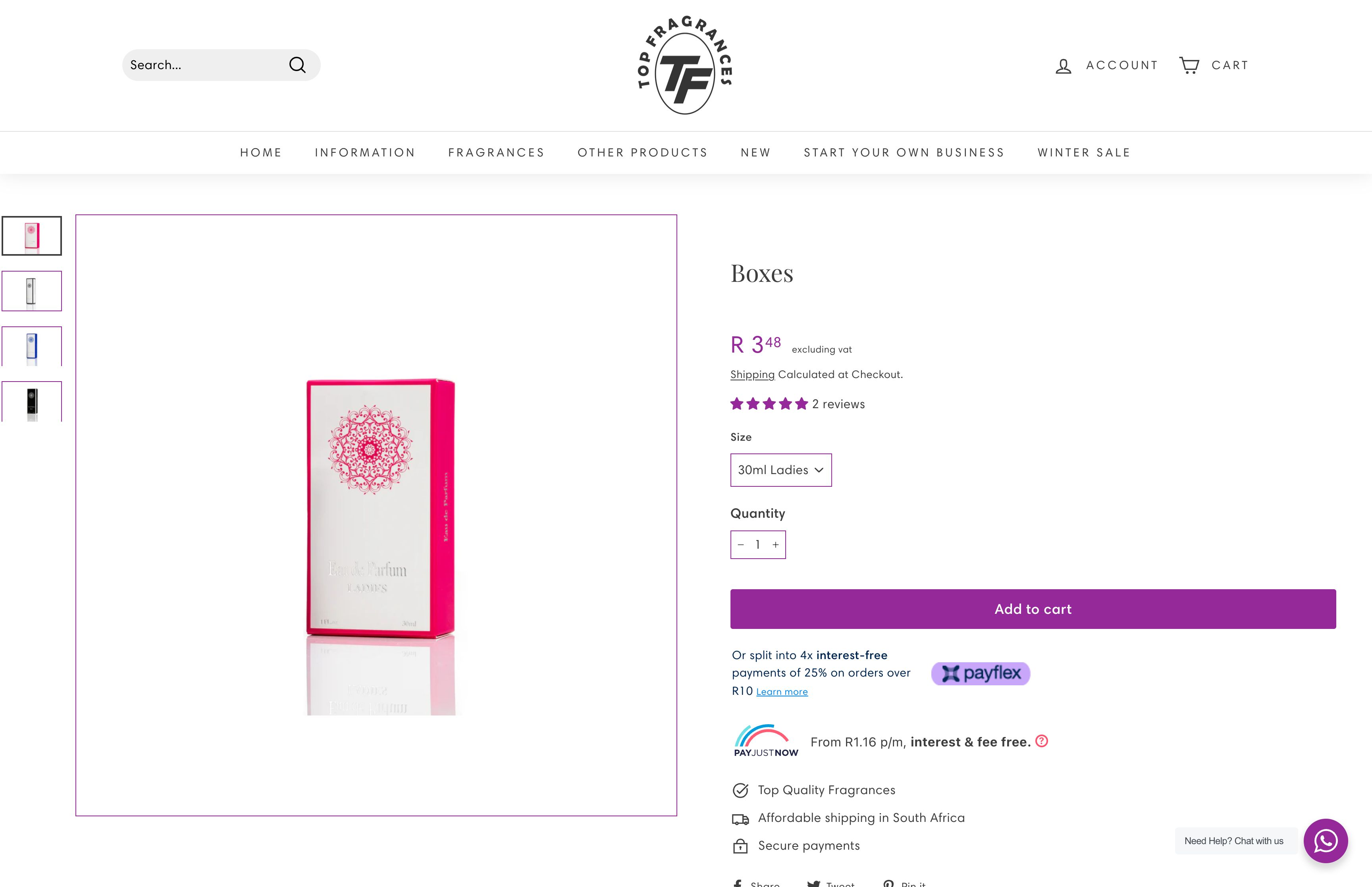 Top Fragrances screenshot 3