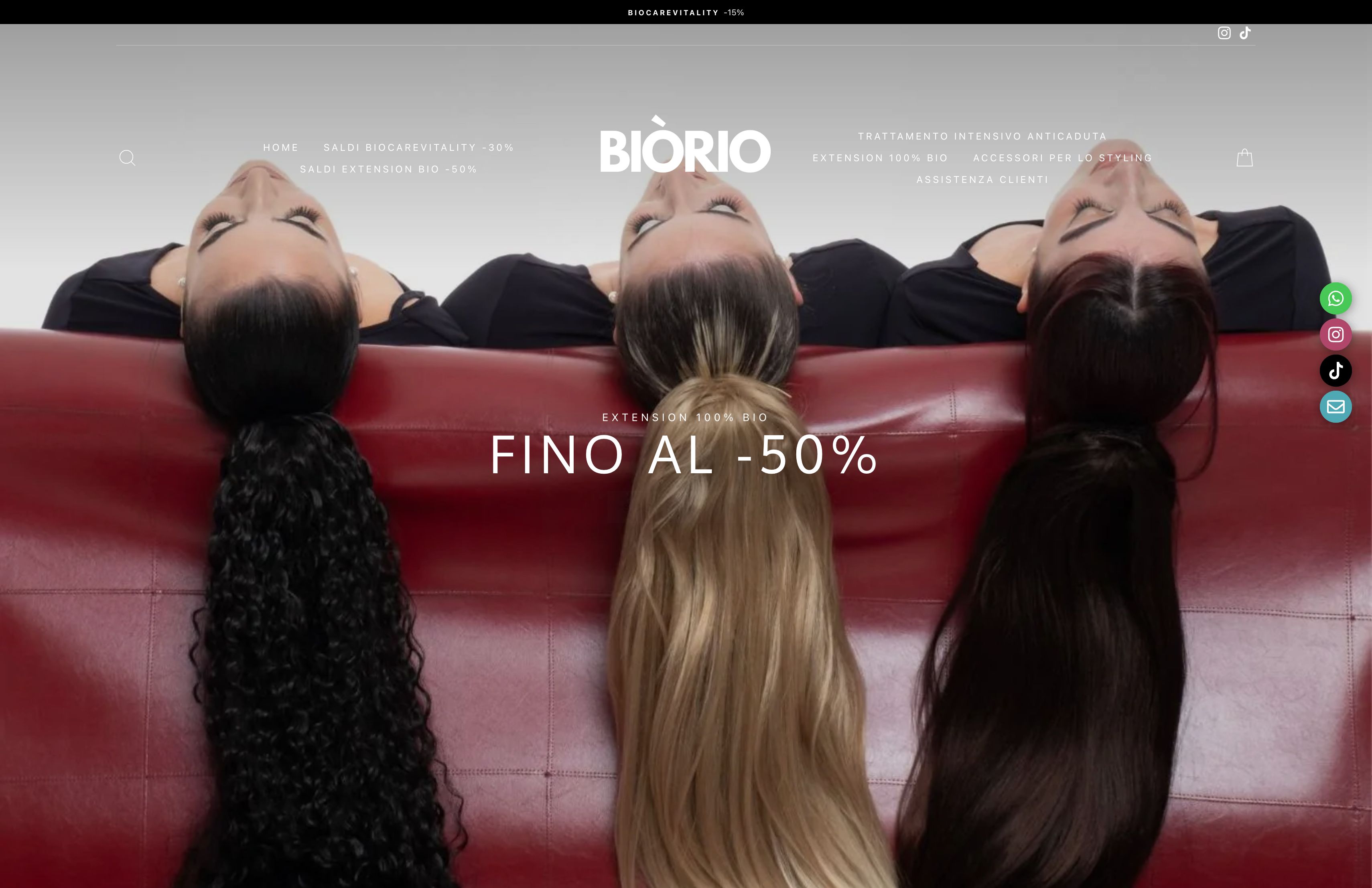 BIORIO.IT - Prodotti Bio per una Chioma Sana e Bella screenshot 5
