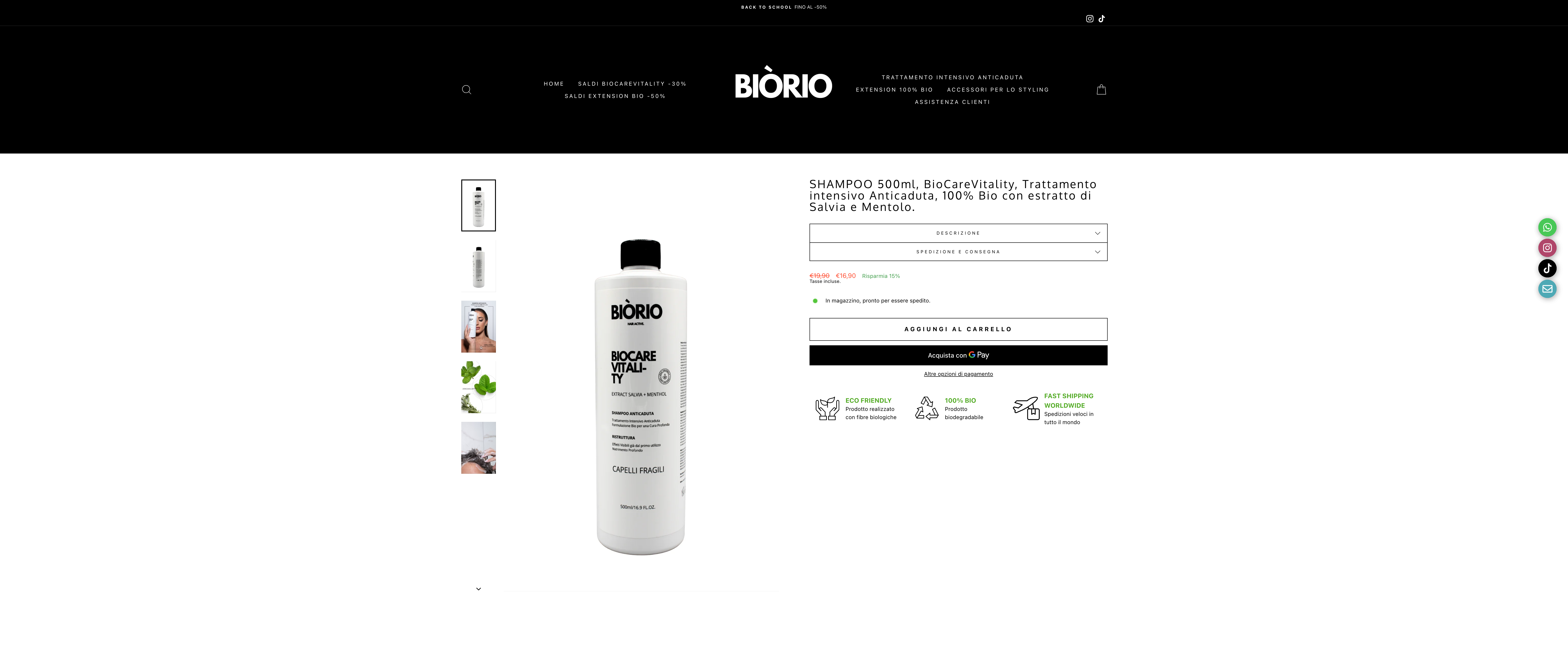 BIORIO.IT - Prodotti Bio per una Chioma Sana e Bella screenshot 4